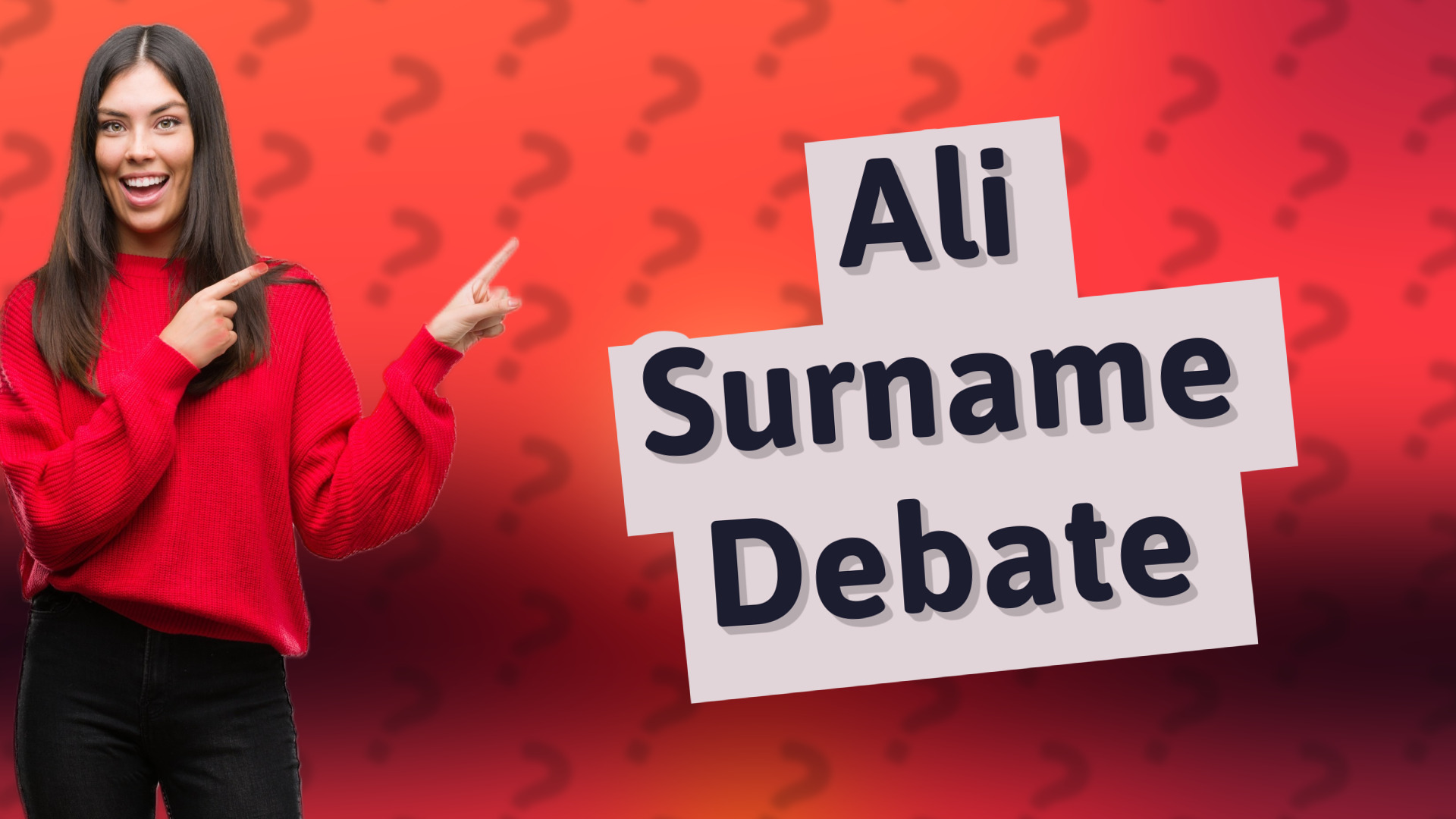 Ali Surname Debate