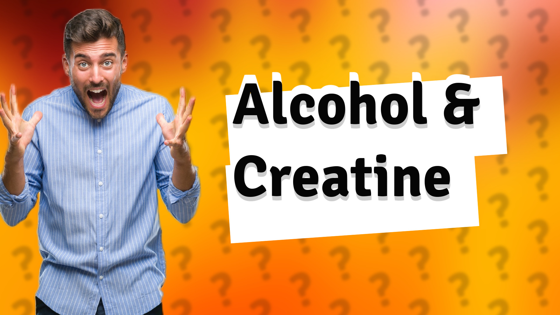 Alcohol & Creatine