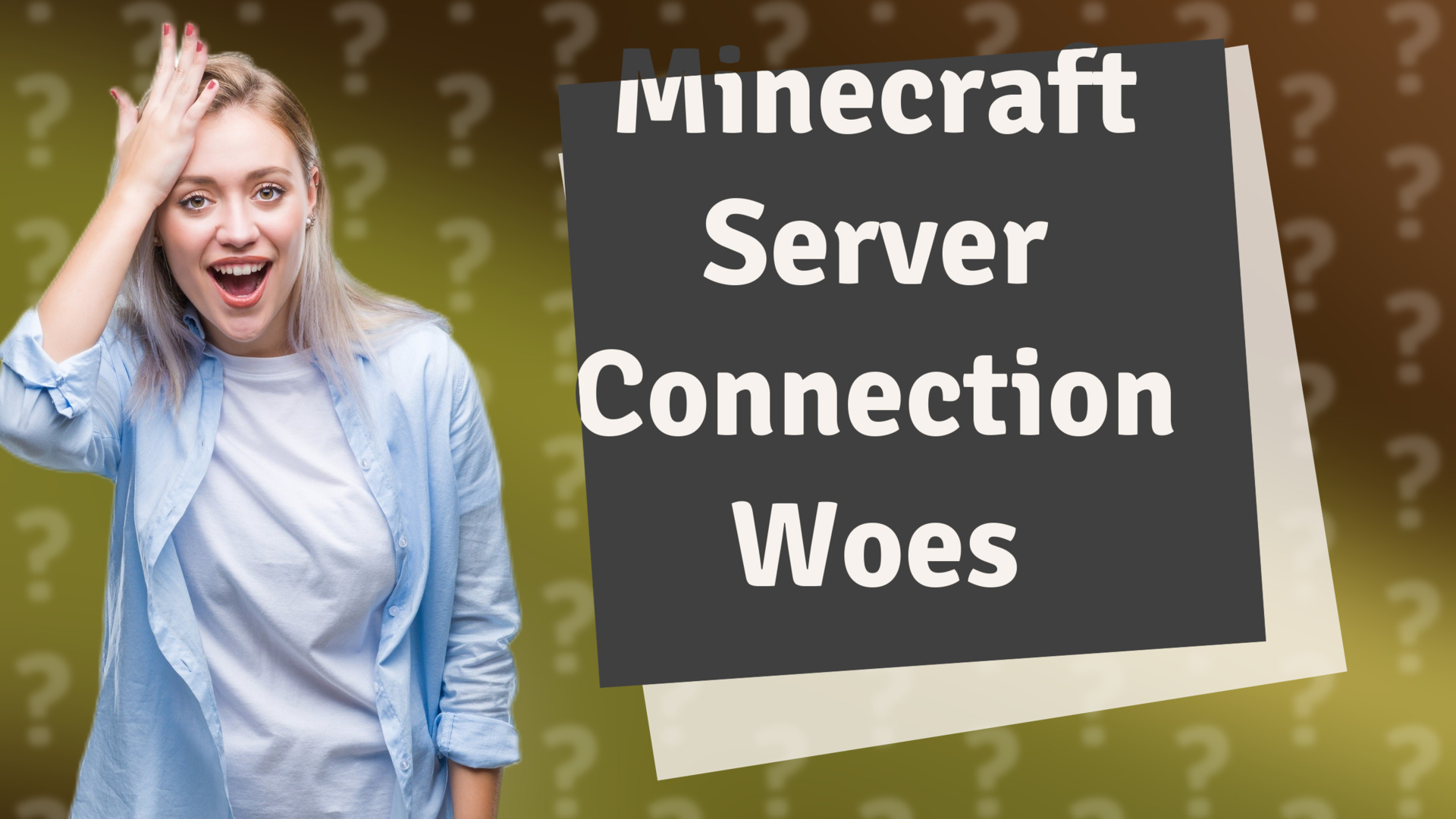Minecraft Server Connection Woes