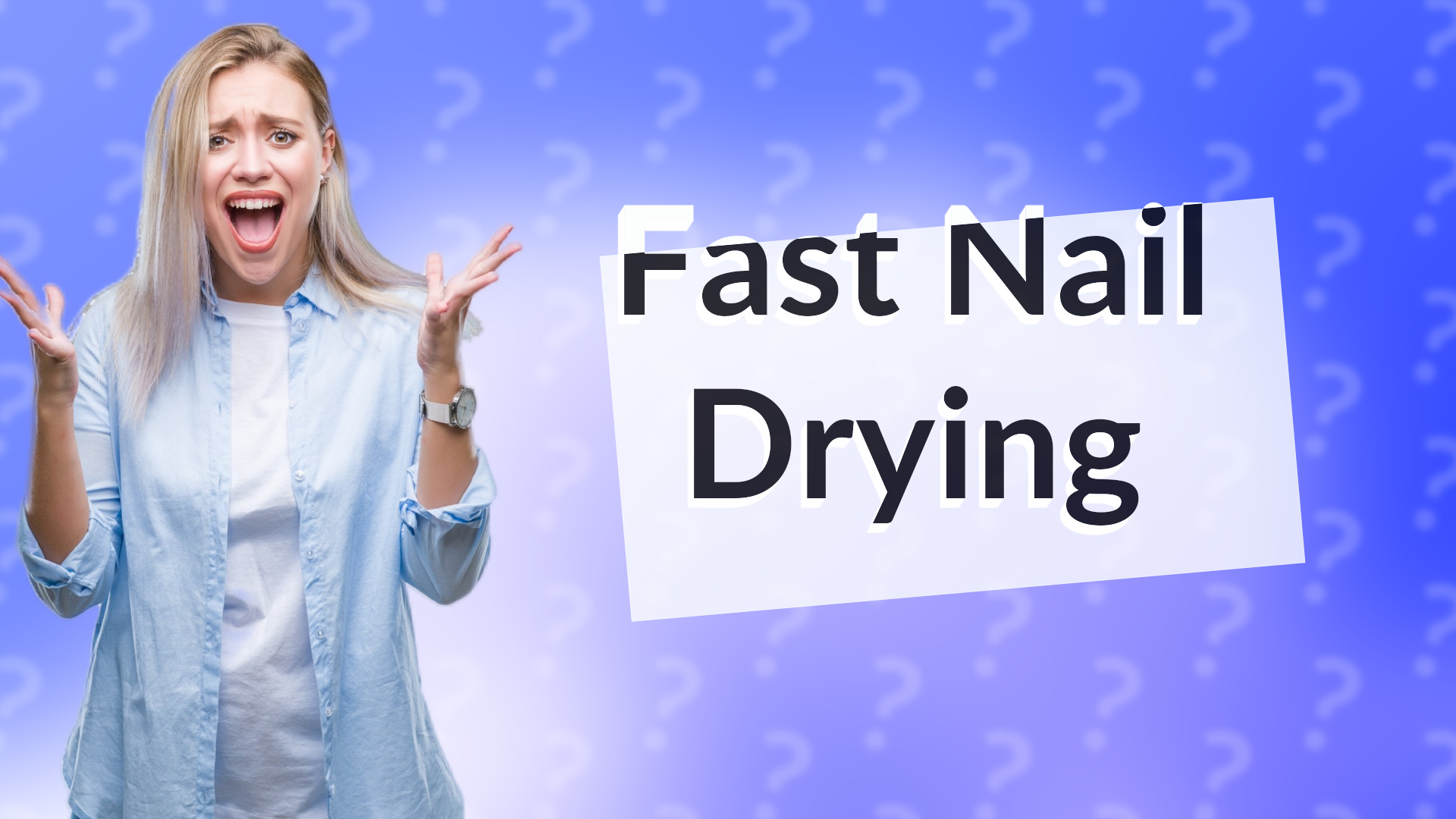 Fast Nail Drying