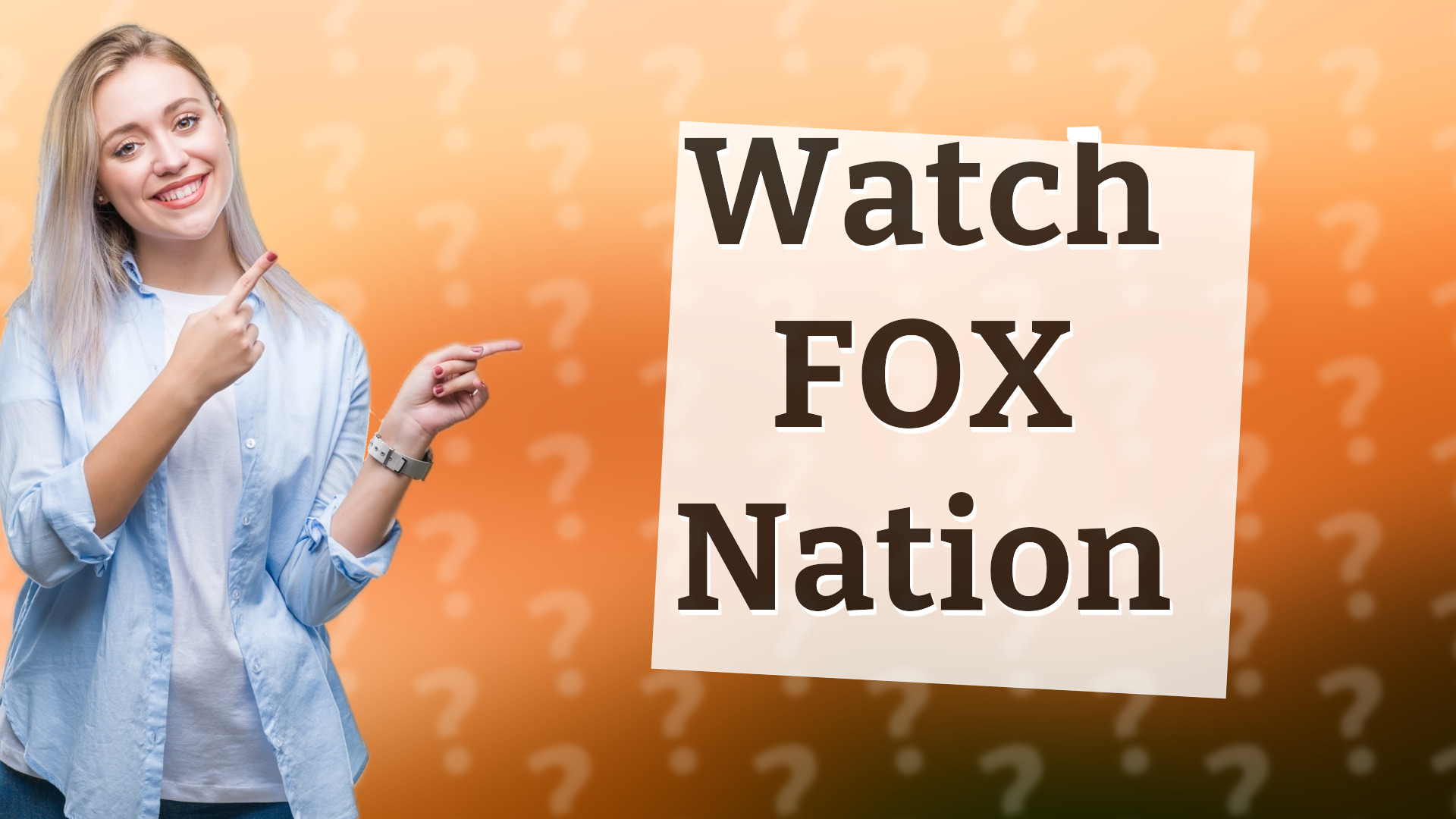 Watch FOX Nation