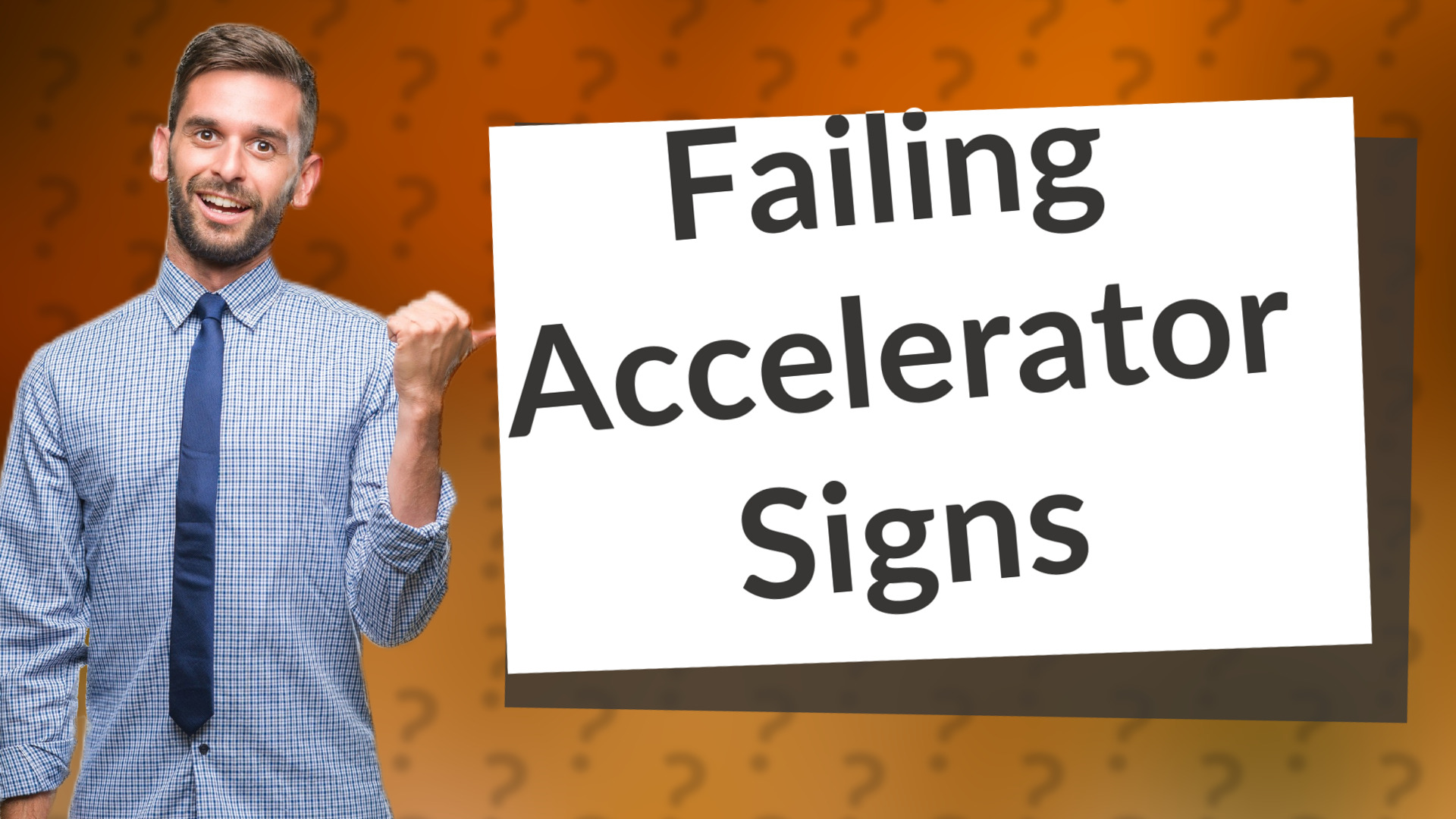 Failing Accelerator Signs