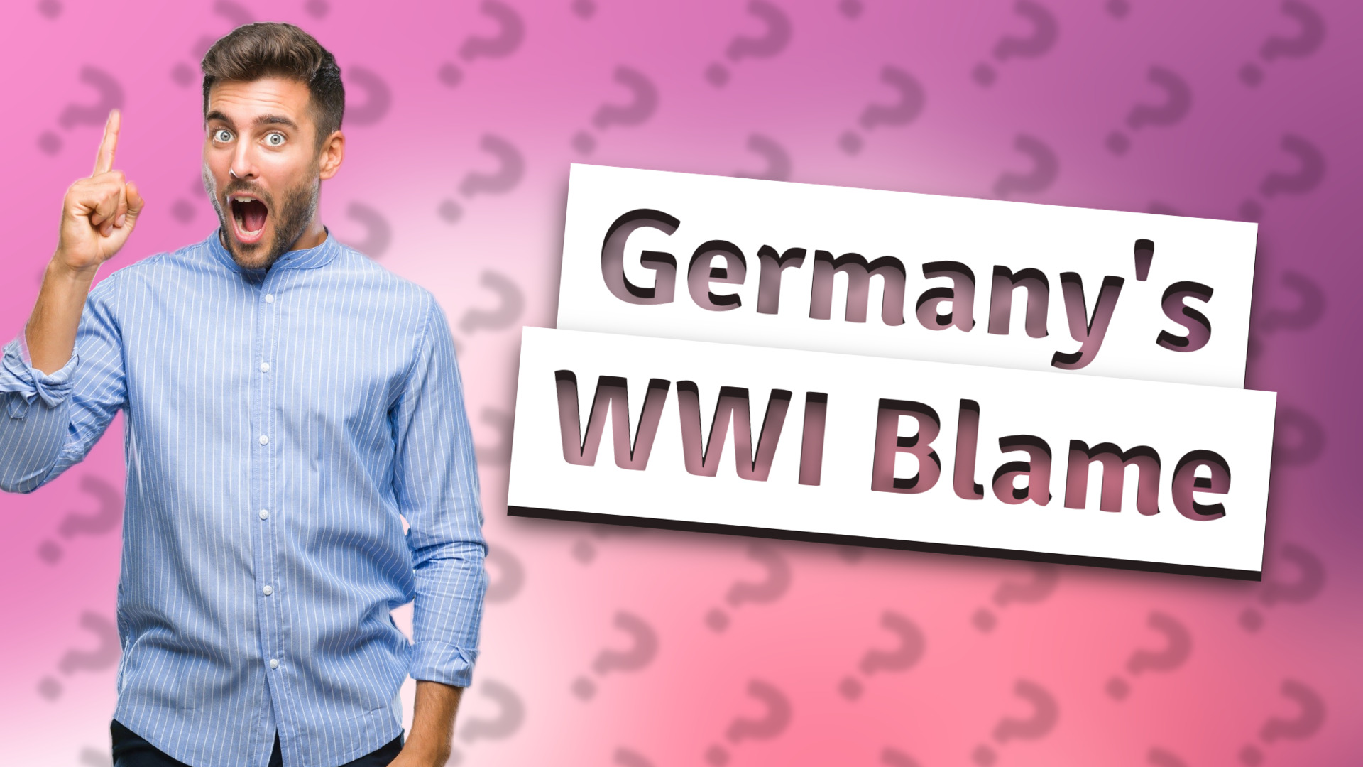 Germany's WWI Blame