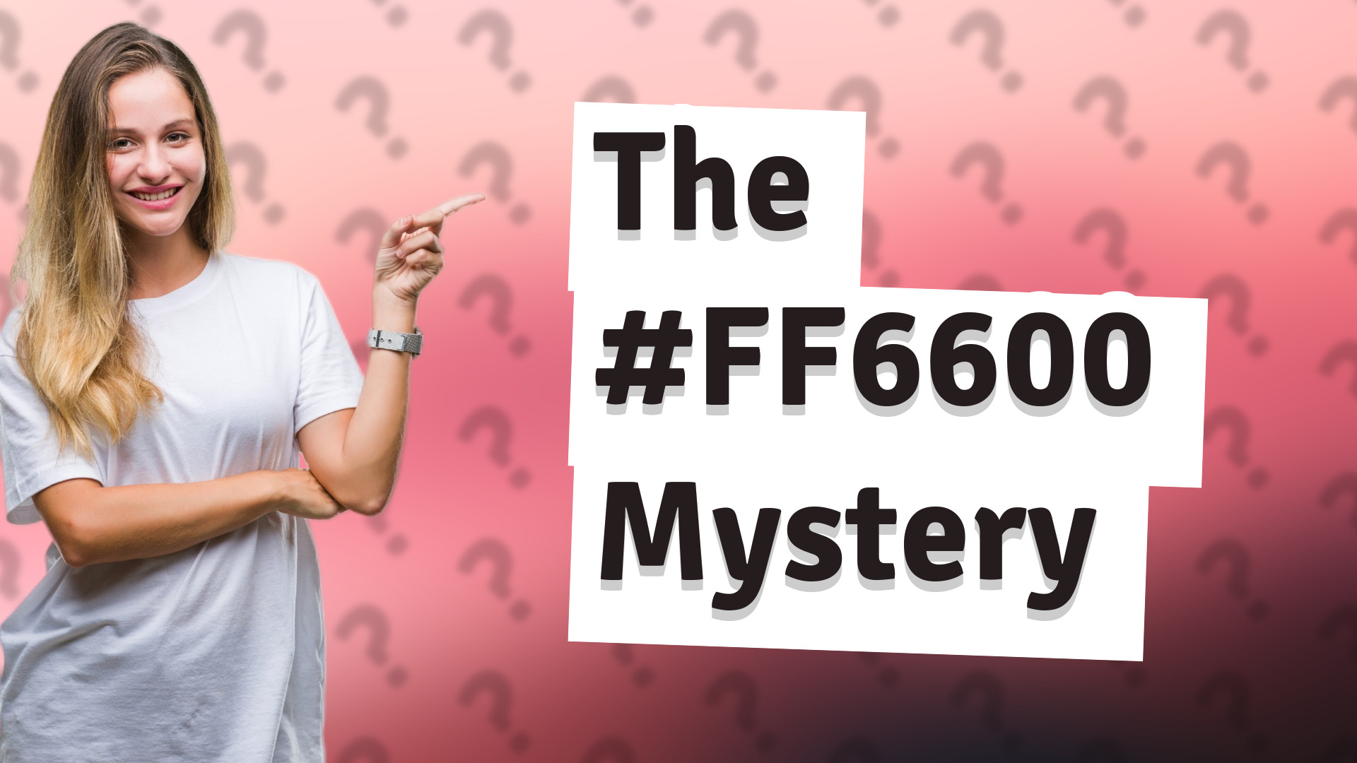 The #FF6600 Mystery