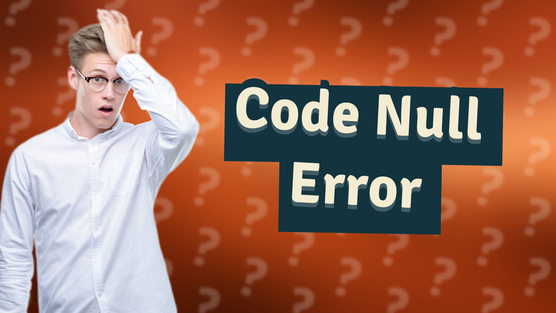 Code Null Error