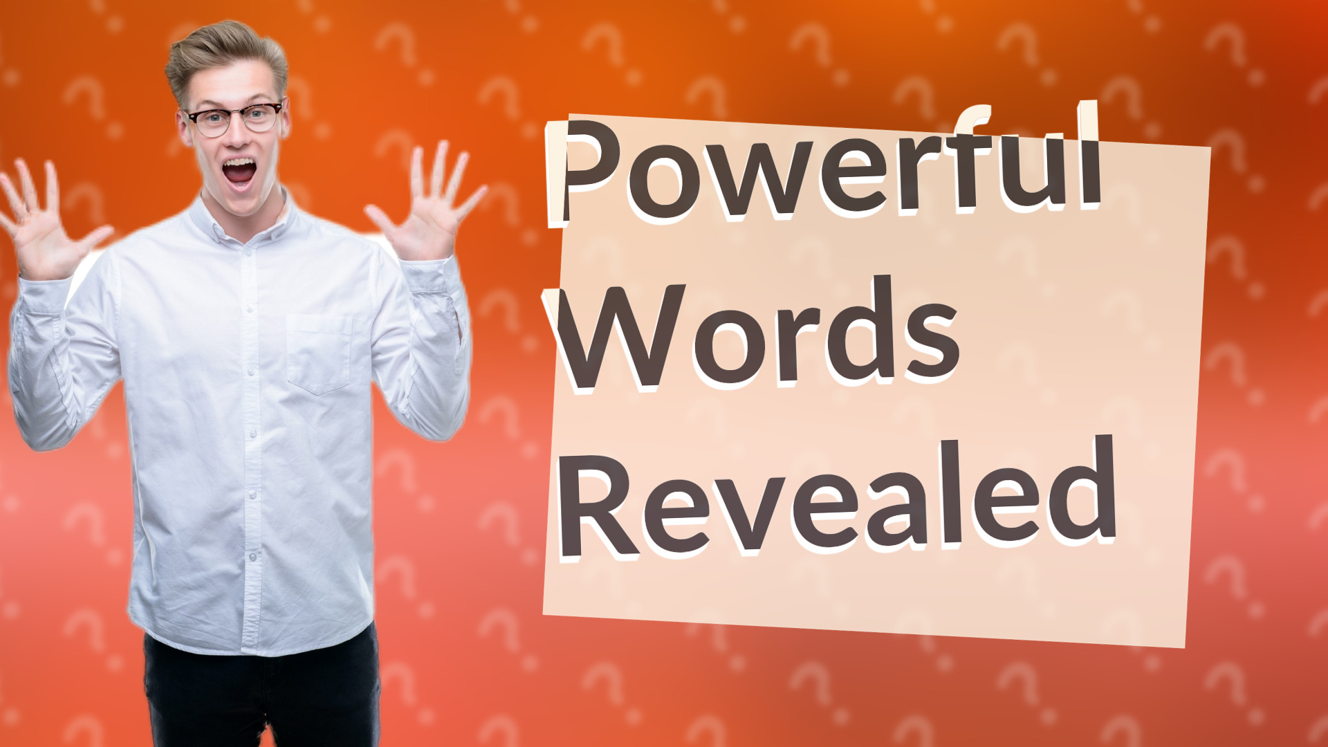 Powerful Words Revealed