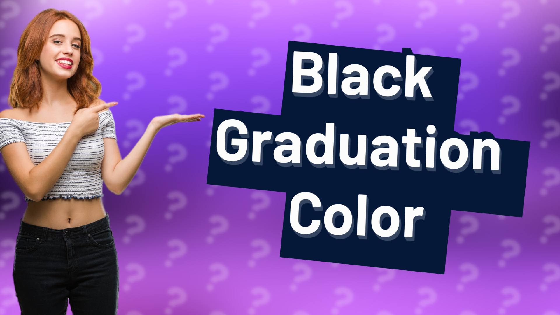 Black Graduation Color