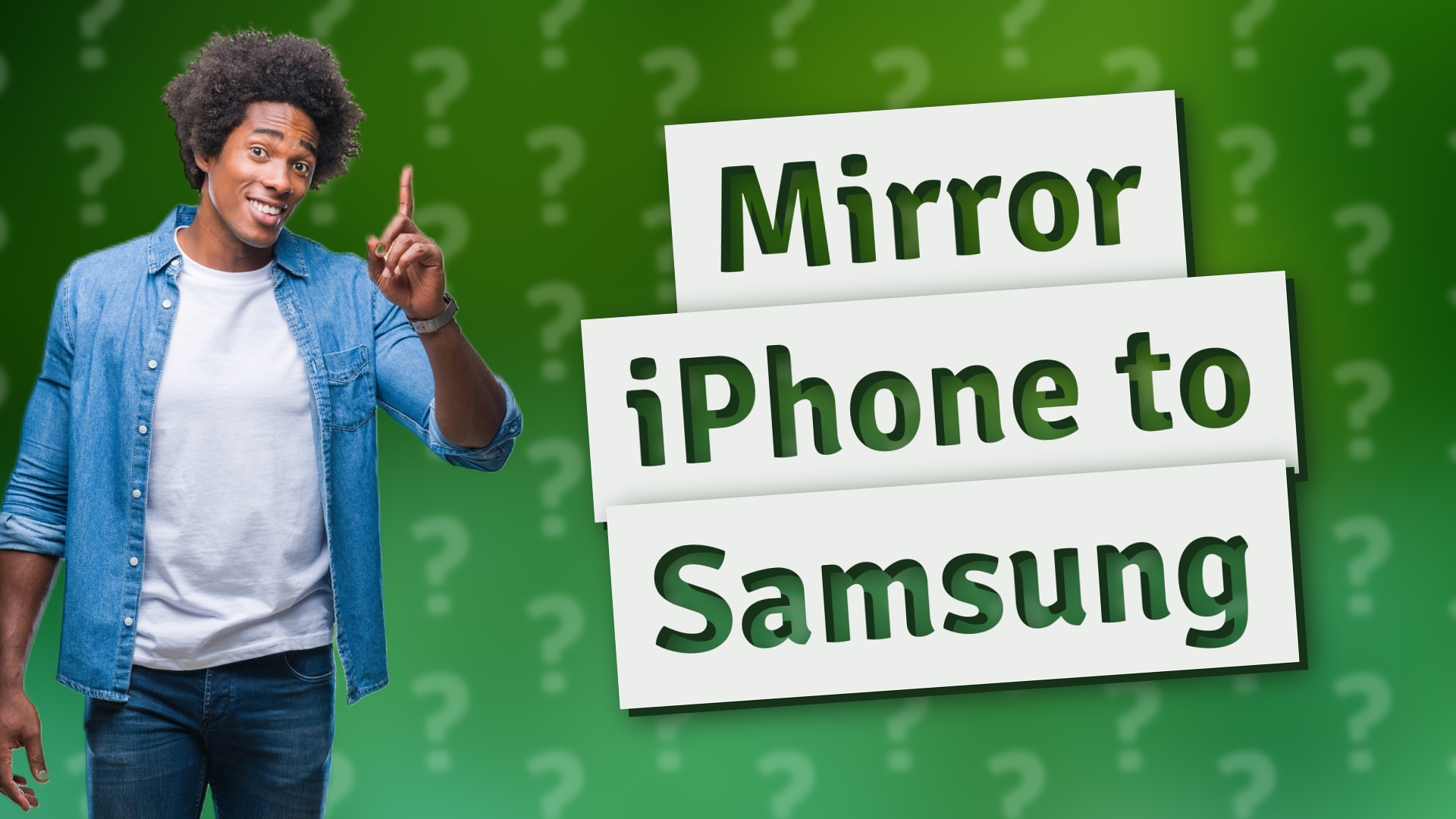 Mirror iPhone to Samsung