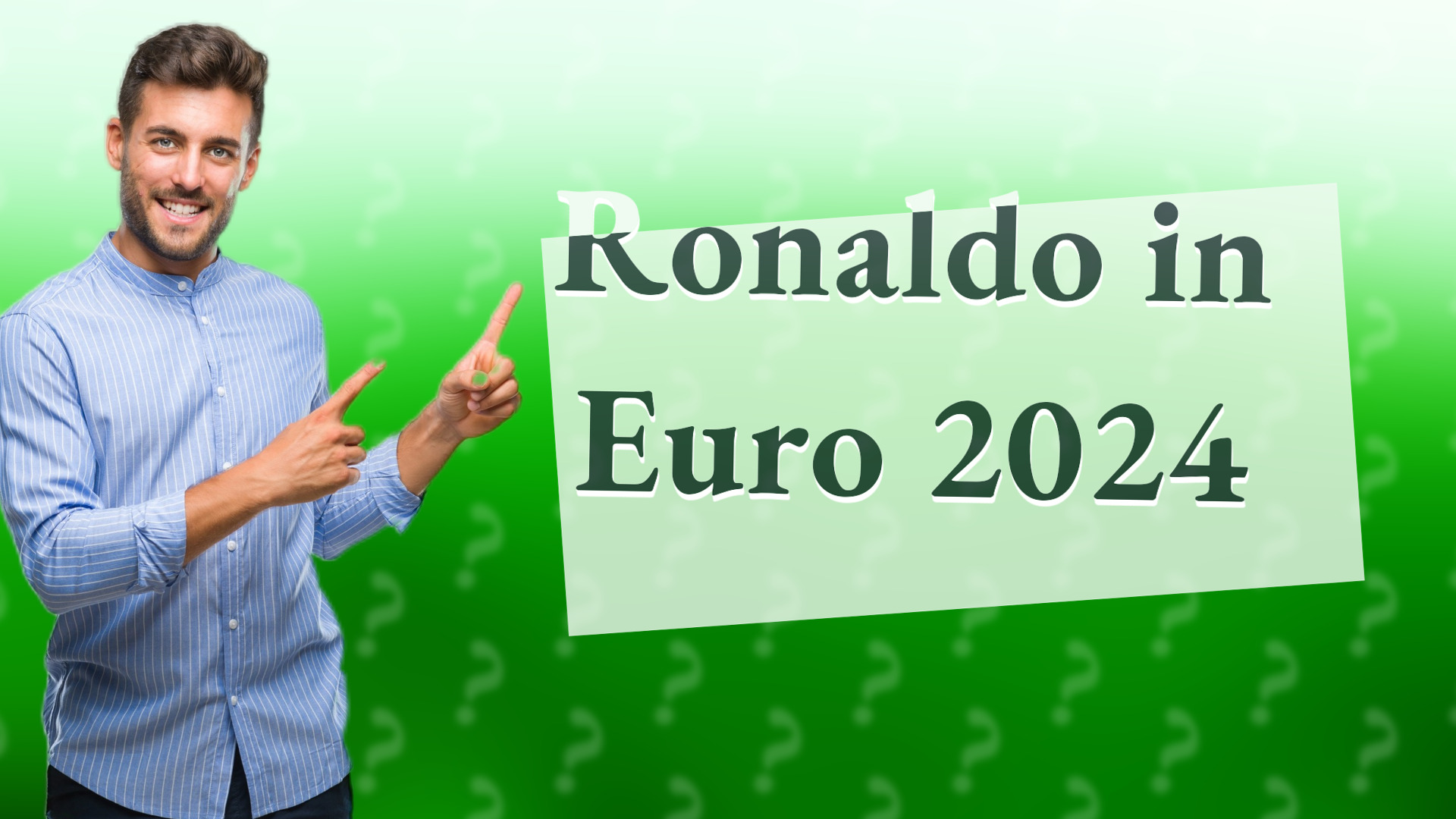 Ronaldo in Euro 2024