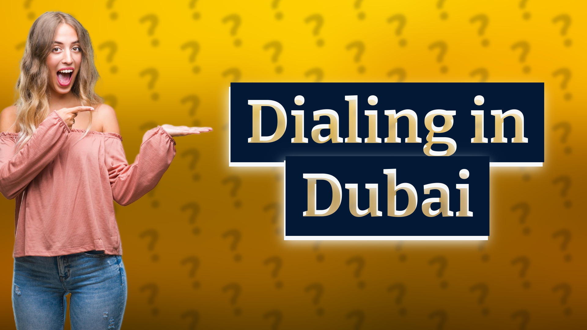 Dialing in Dubai