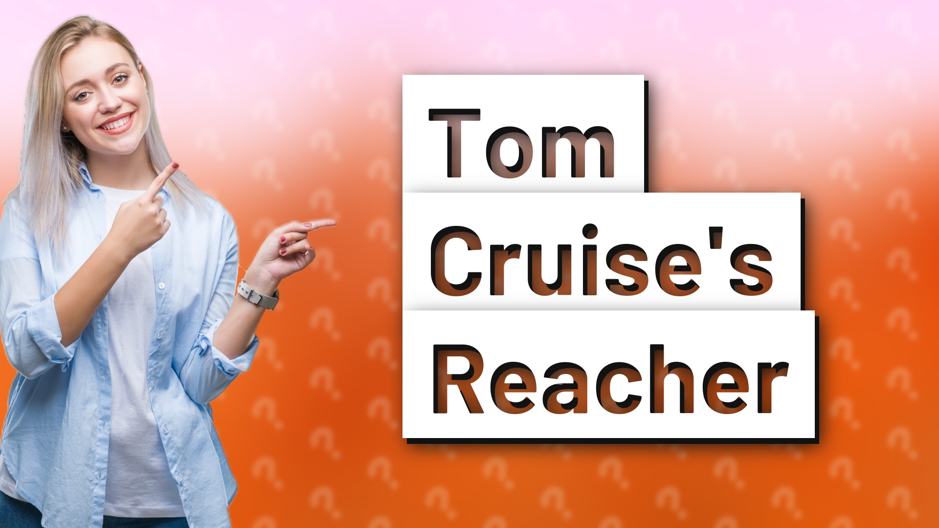 Tom Cruise's Reacher