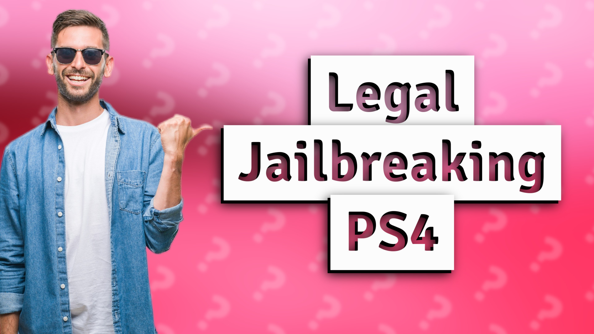 Legal Jailbreaking PS4