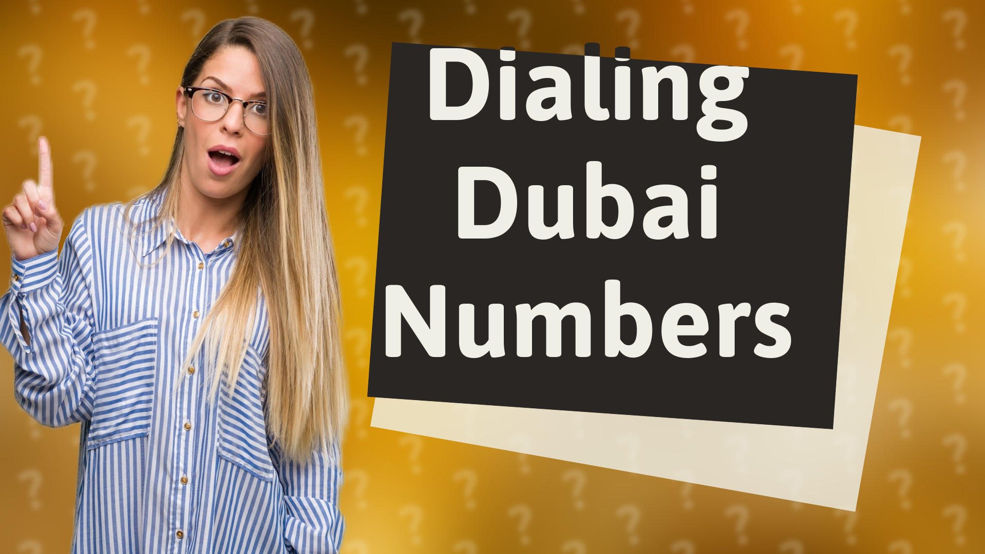 Dialing Dubai Numbers