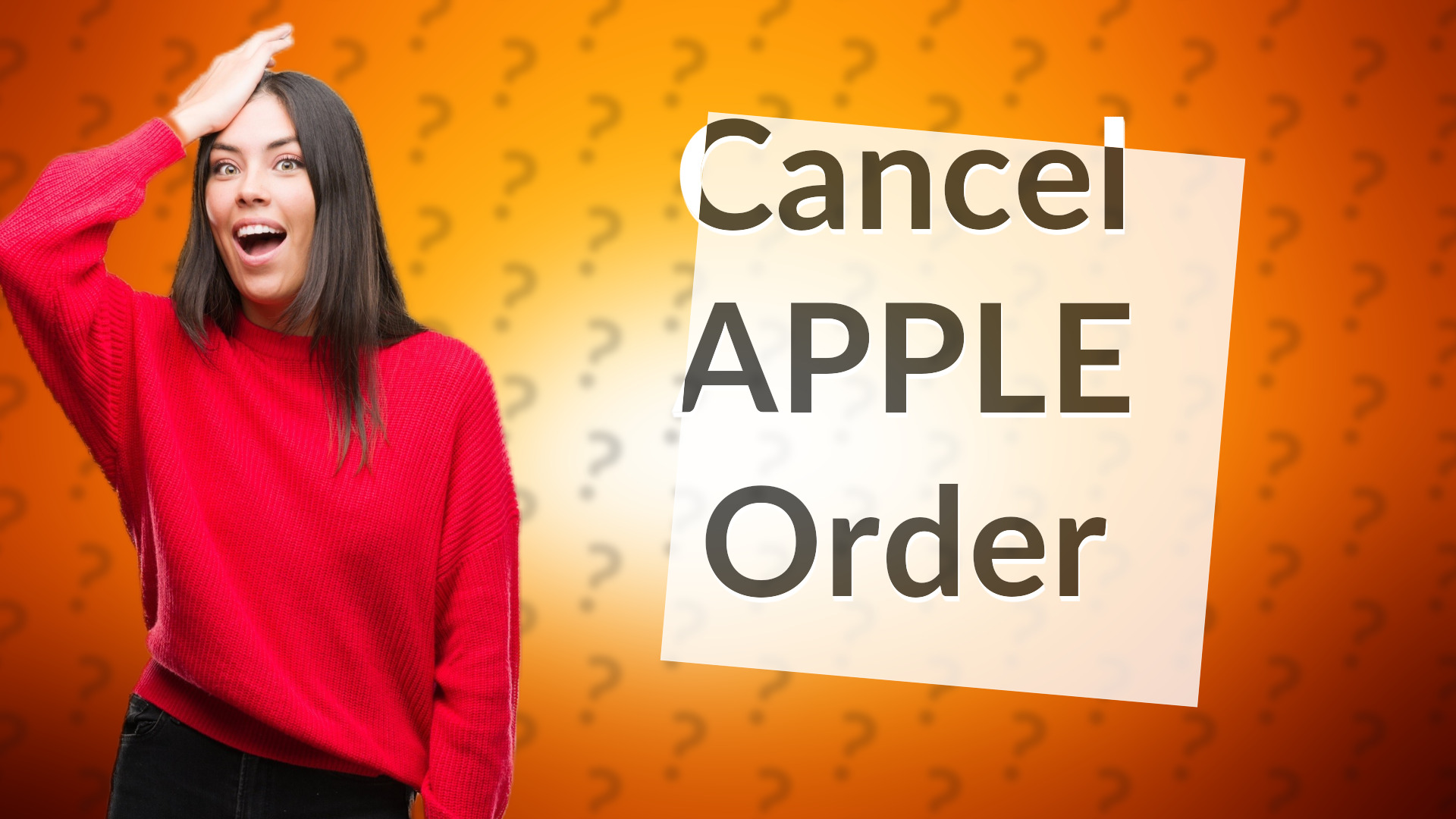 Cancel APPLE Order