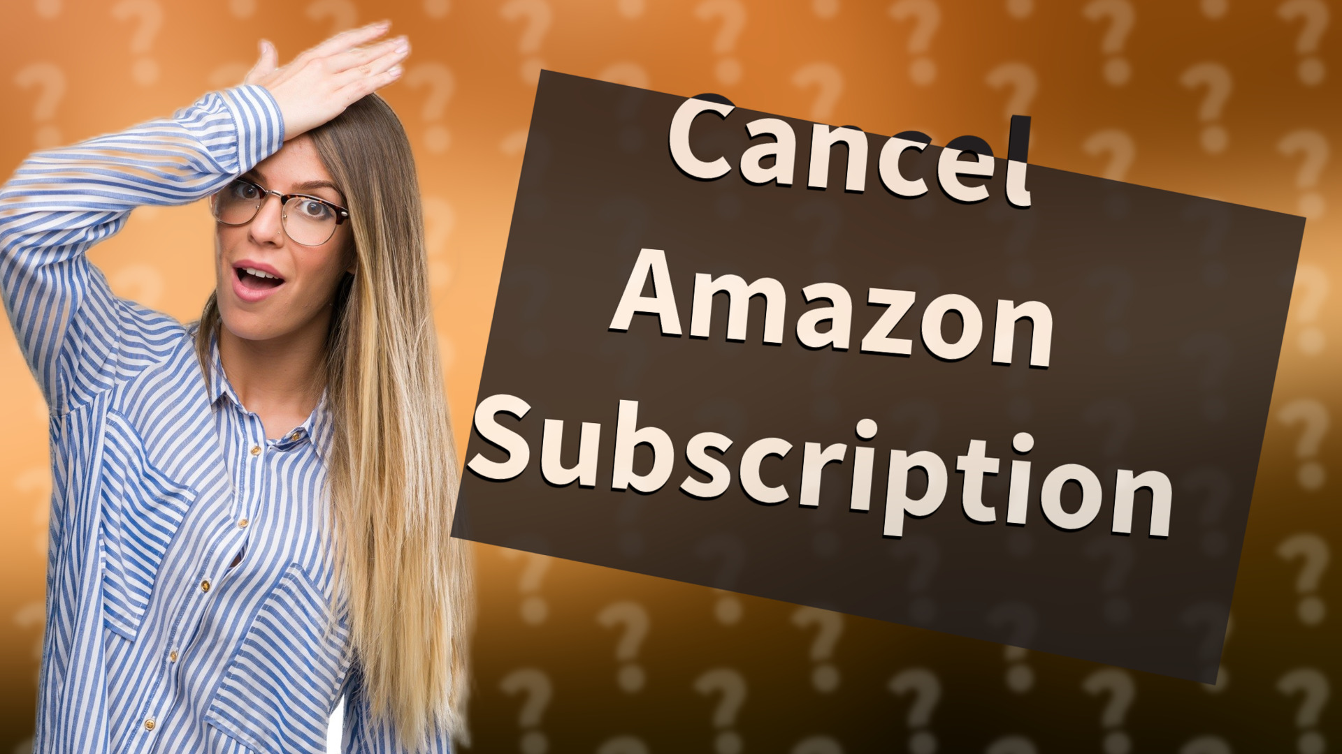 Cancel Amazon Subscription