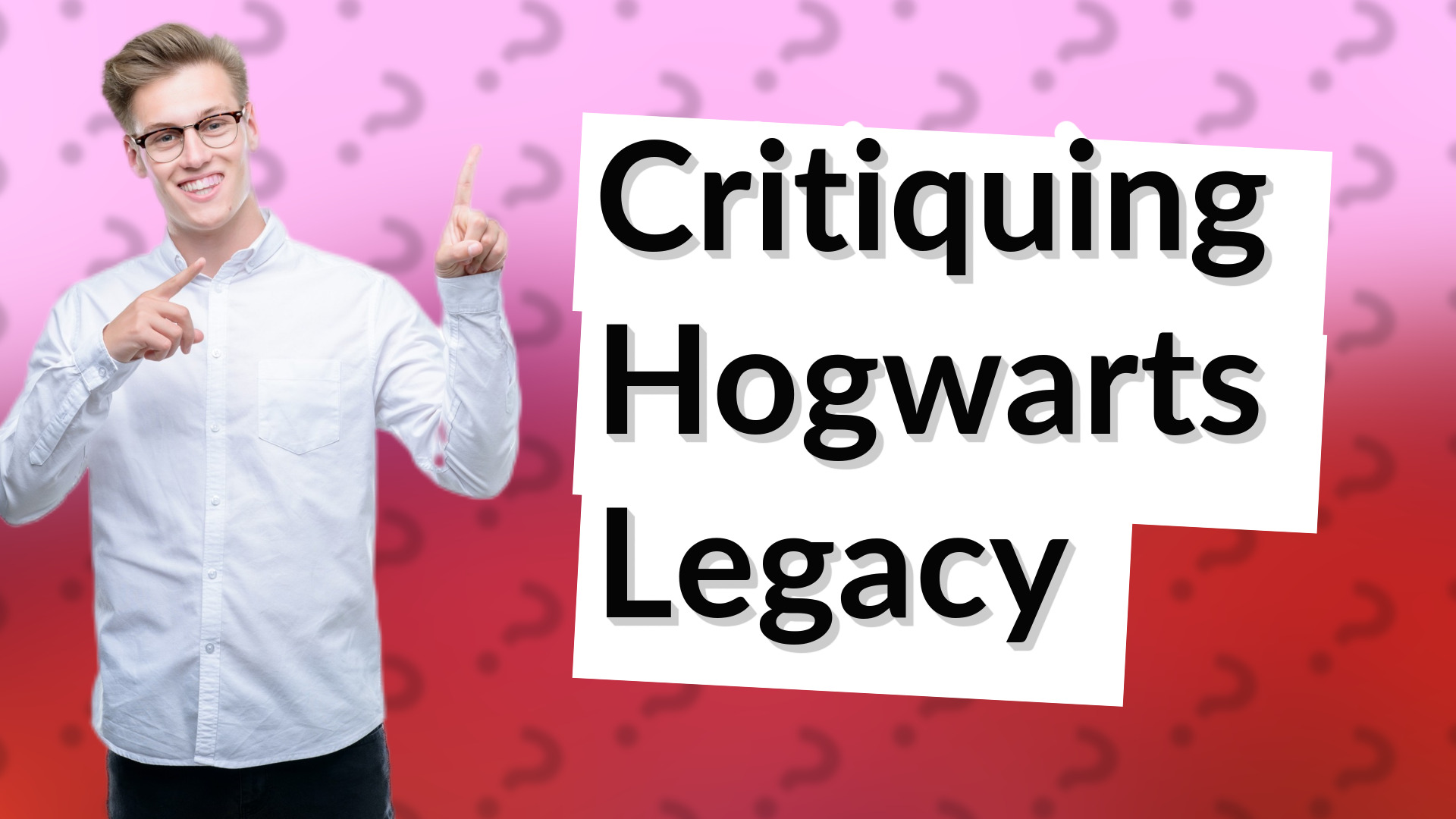 Critiquing Hogwarts Legacy