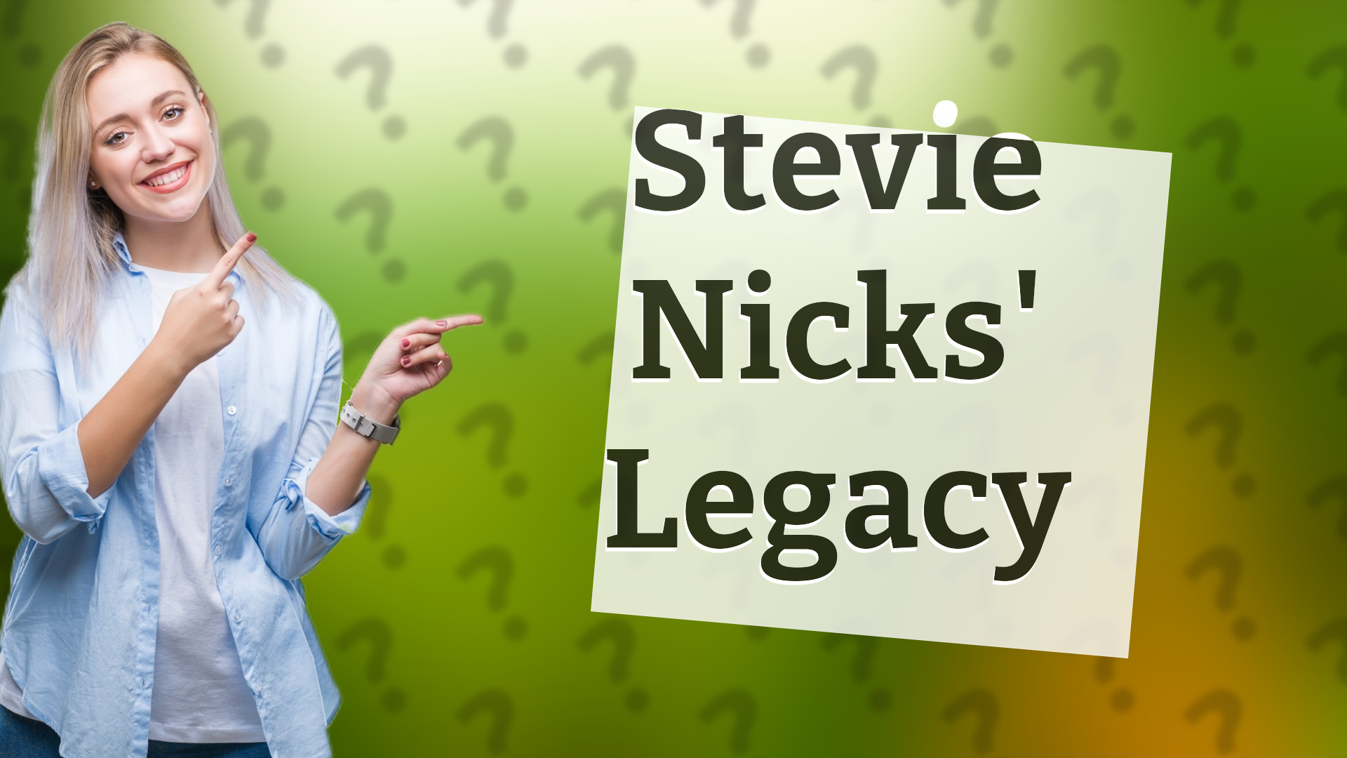 Stevie Nicks' Legacy