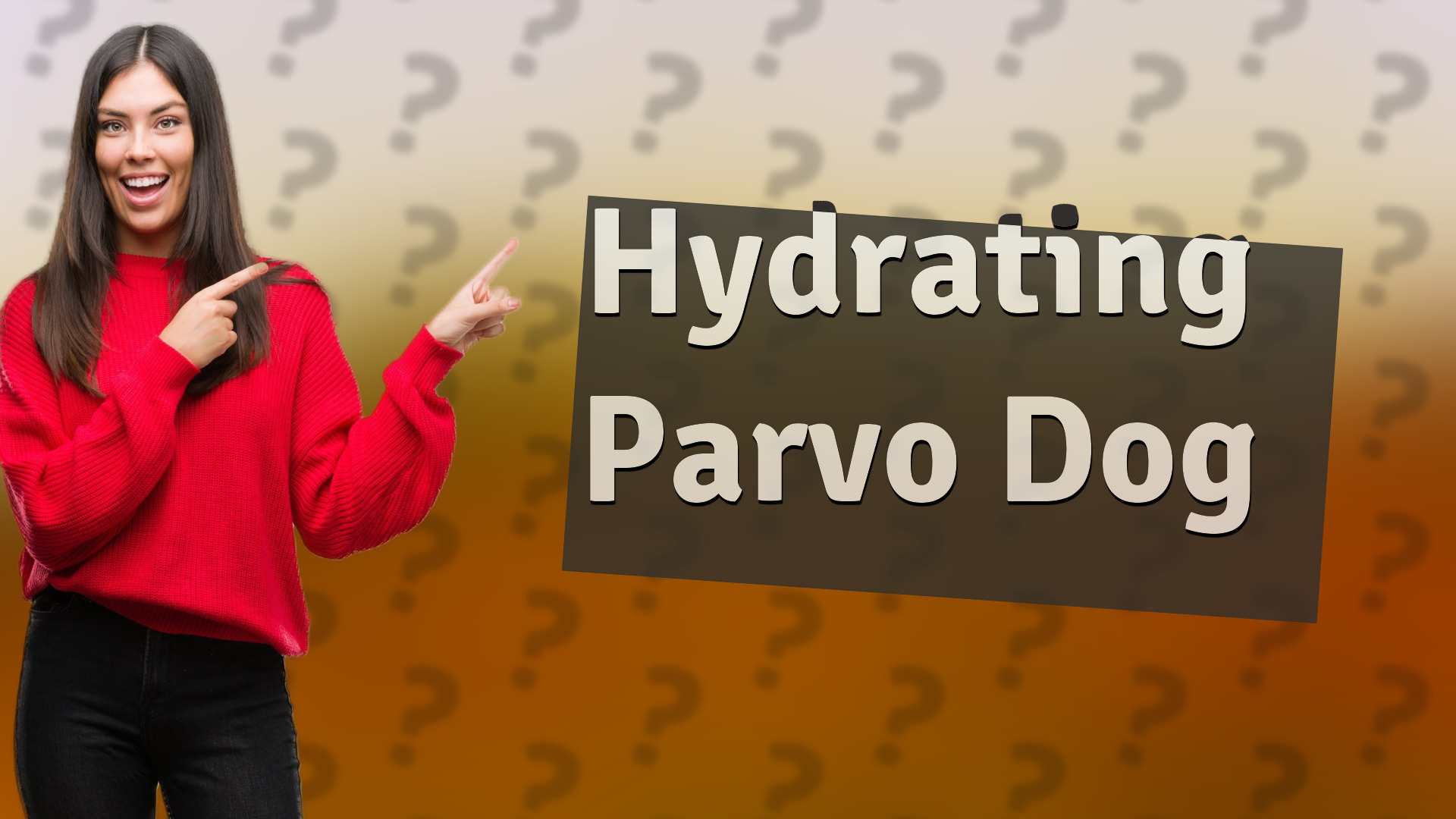 Hydrating Parvo Dog