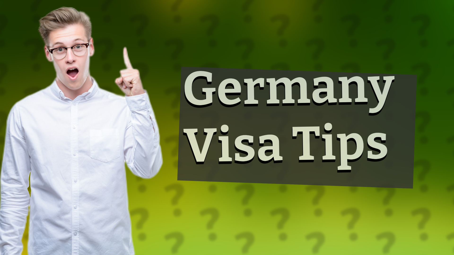 Germany Visa Tips