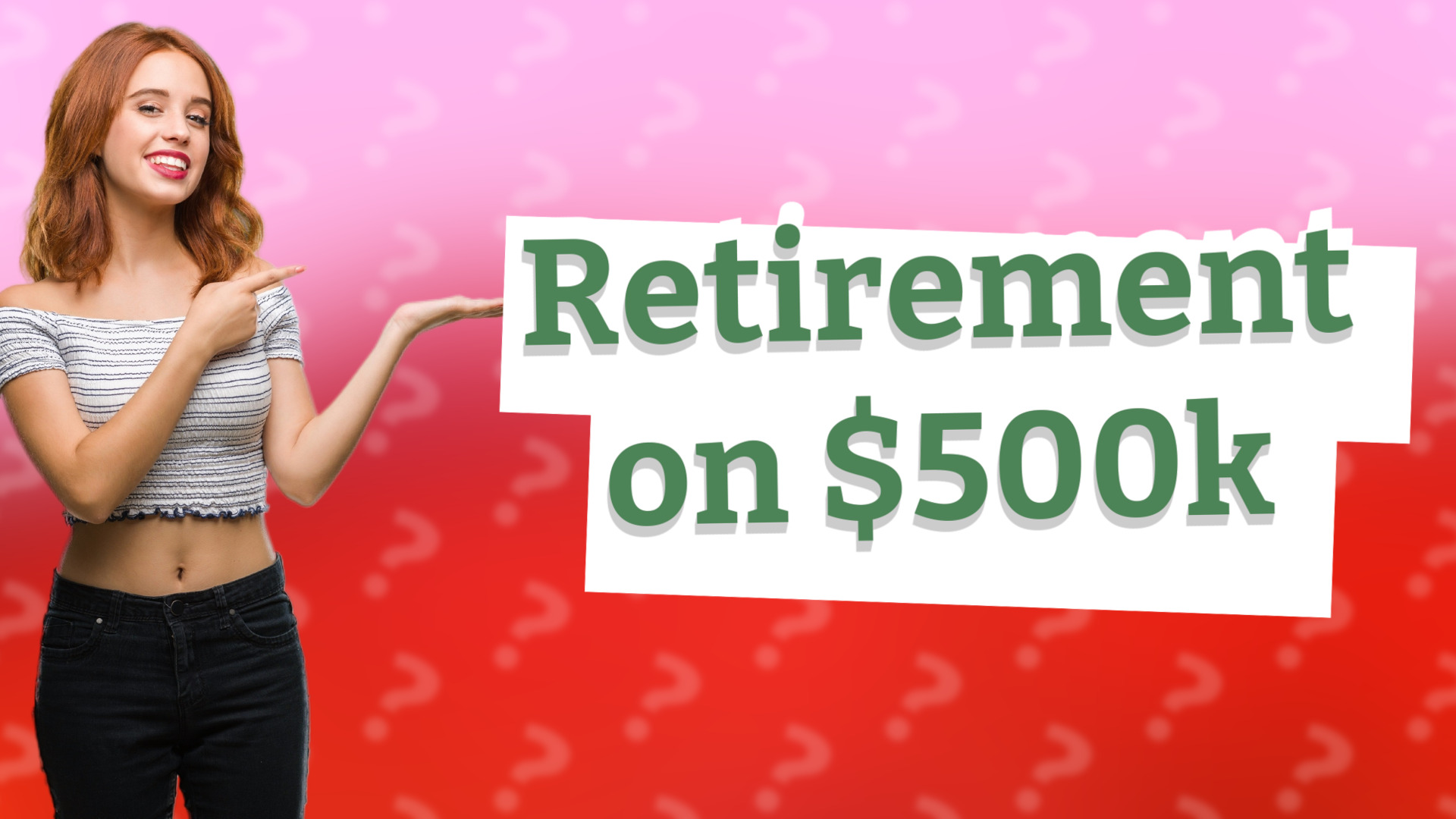 Retirement on $500k