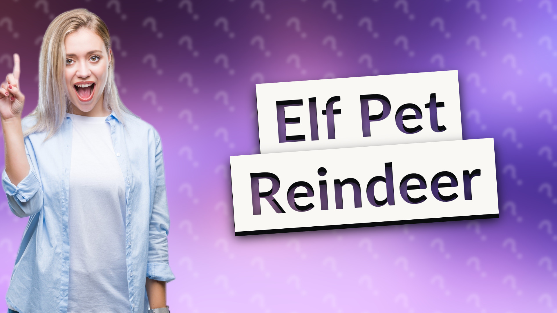 Elf Pet Reindeer