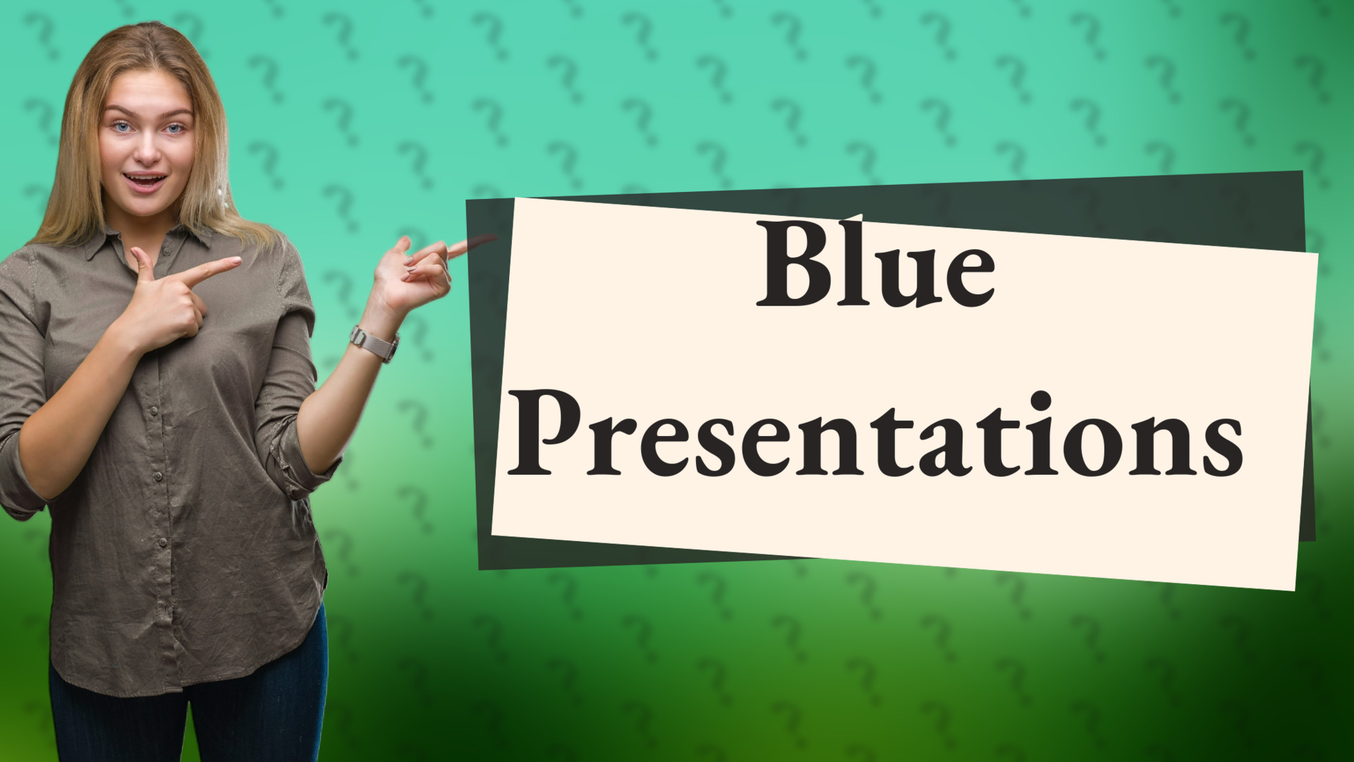 Blue Presentations