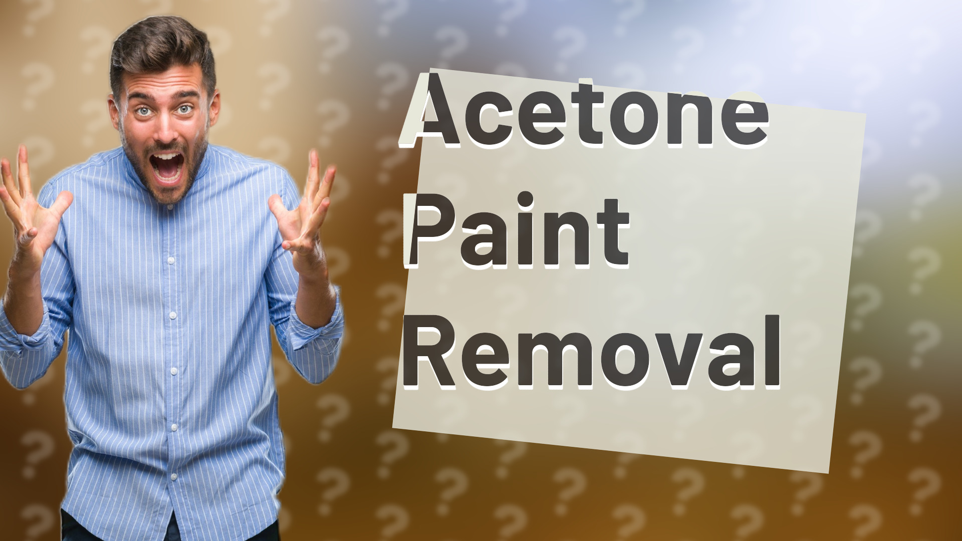 Acetone Paint Removal