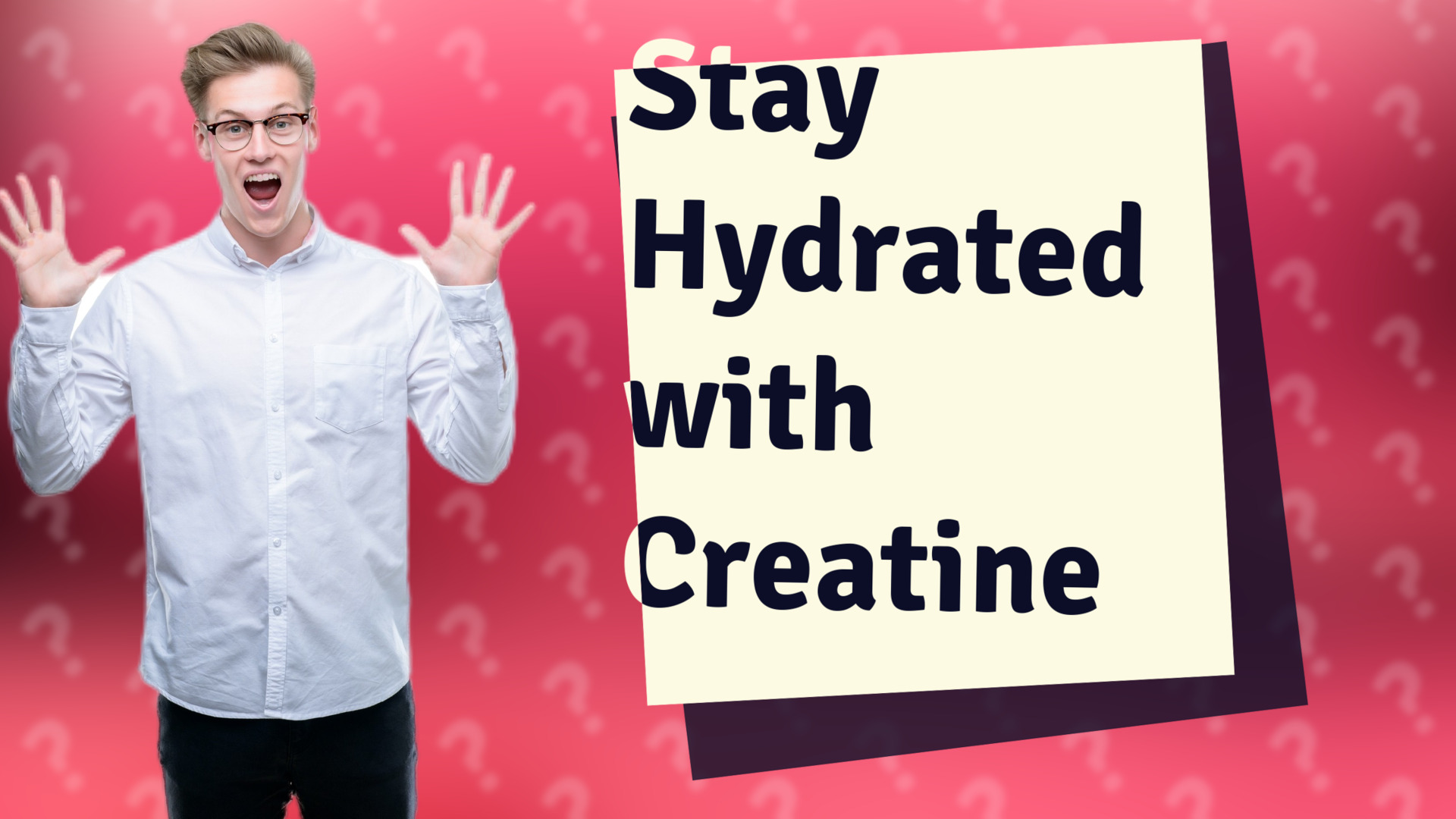 Stay Hydrated with Creatine