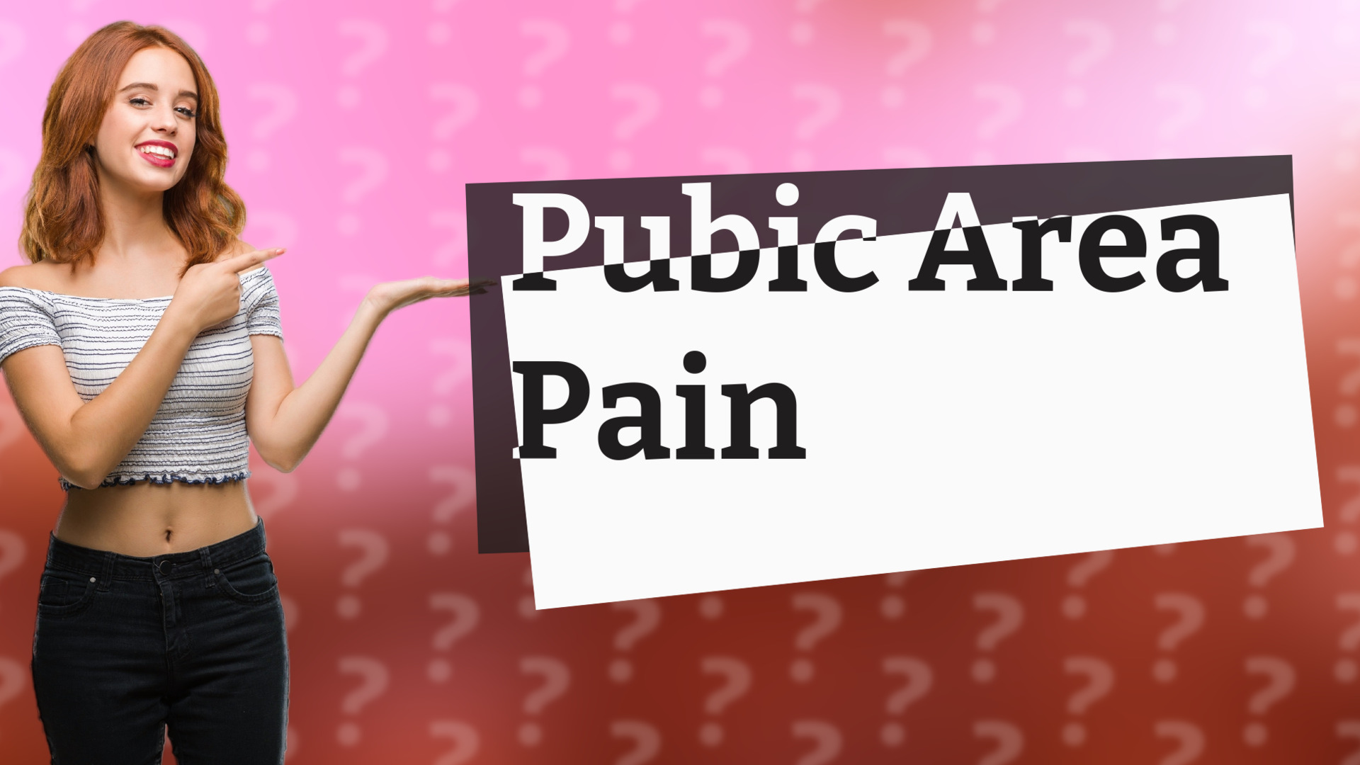 Pubic Area Pain