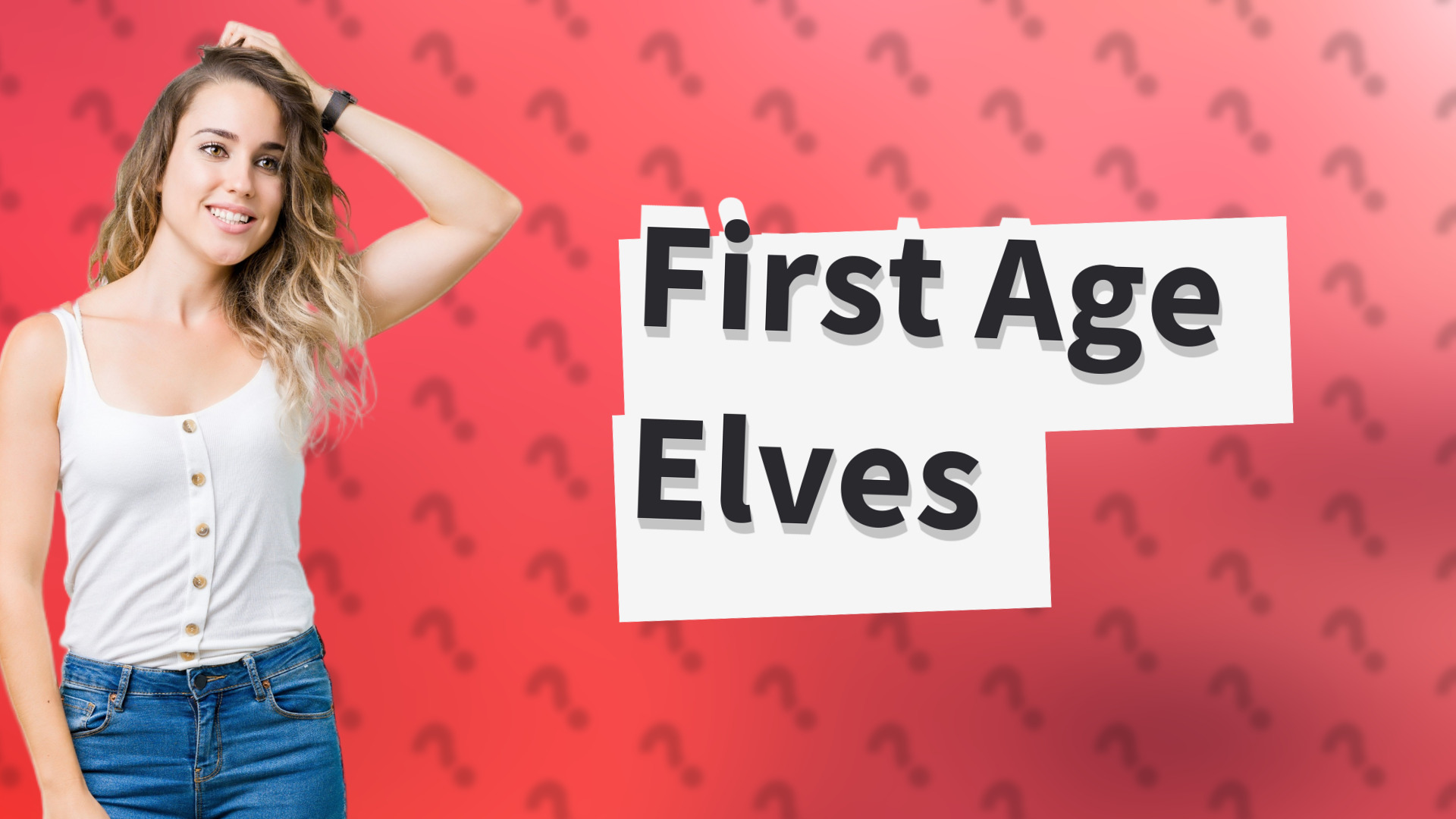 First Age Elves
