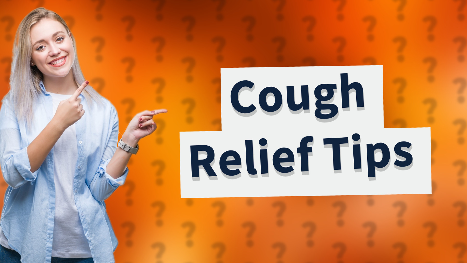 Cough Relief Tips