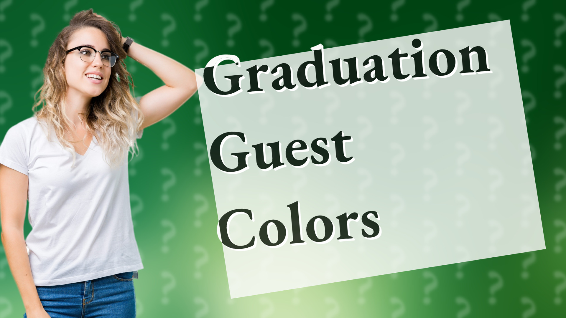 Graduation Guest Colors