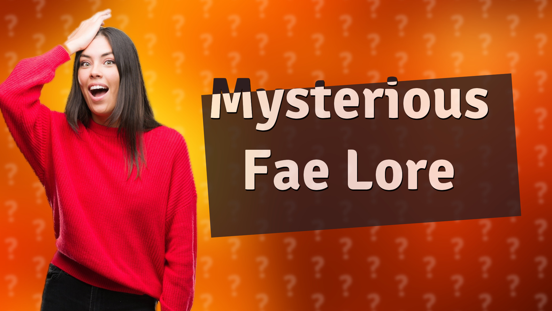 Mysterious Fae Lore