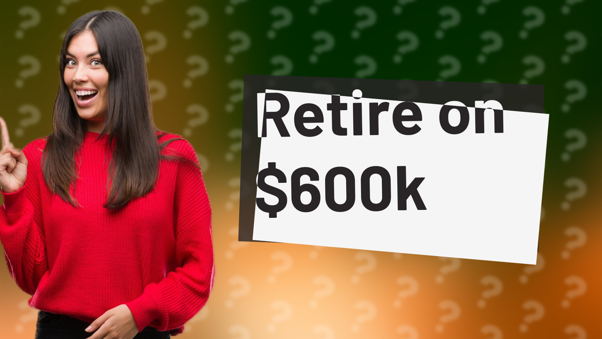 Retire on $600k