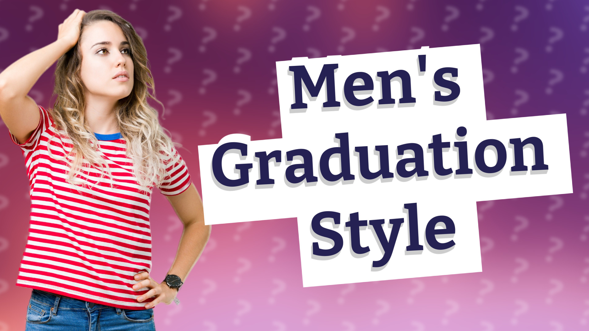 Men's Graduation Style