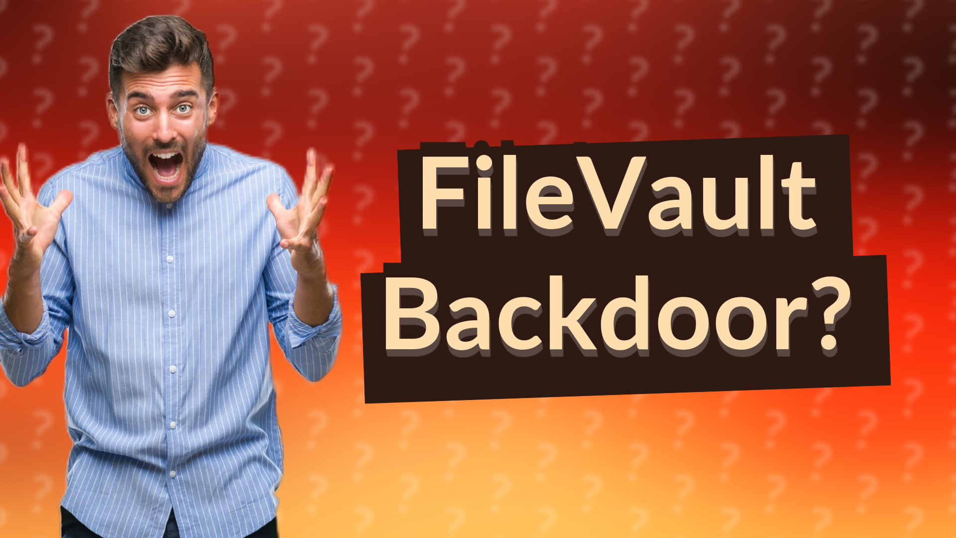 FileVault Backdoor?
