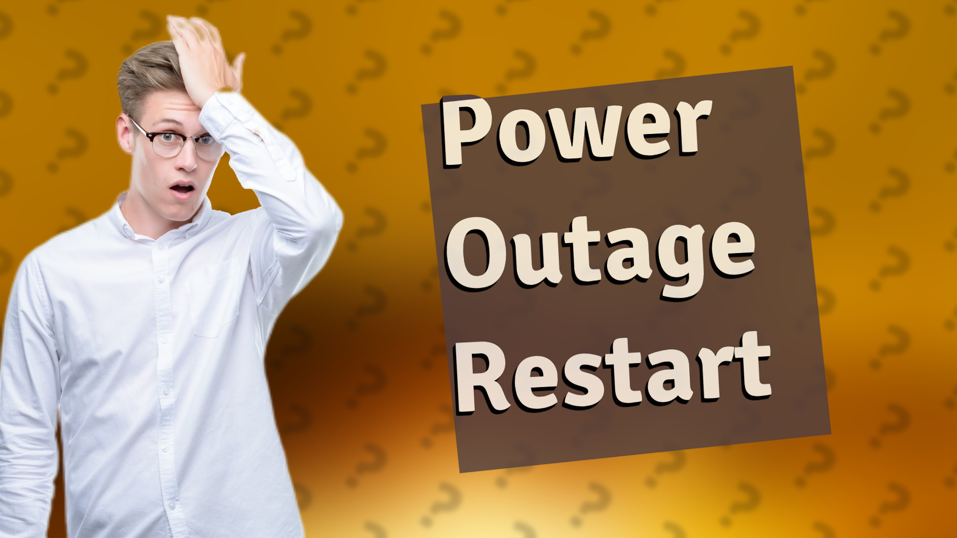Power Outage Restart
