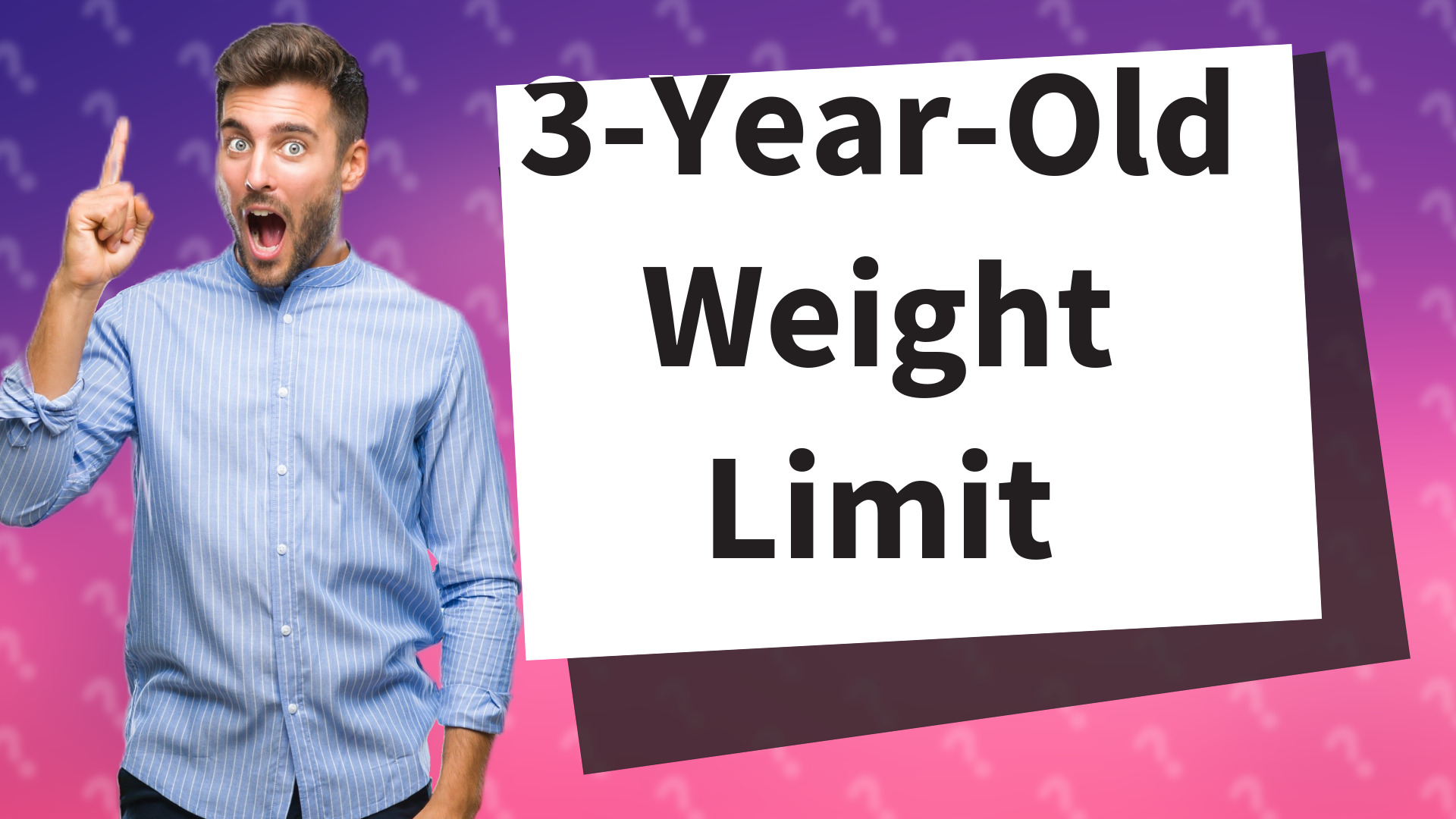 3-Year-Old Weight Limit