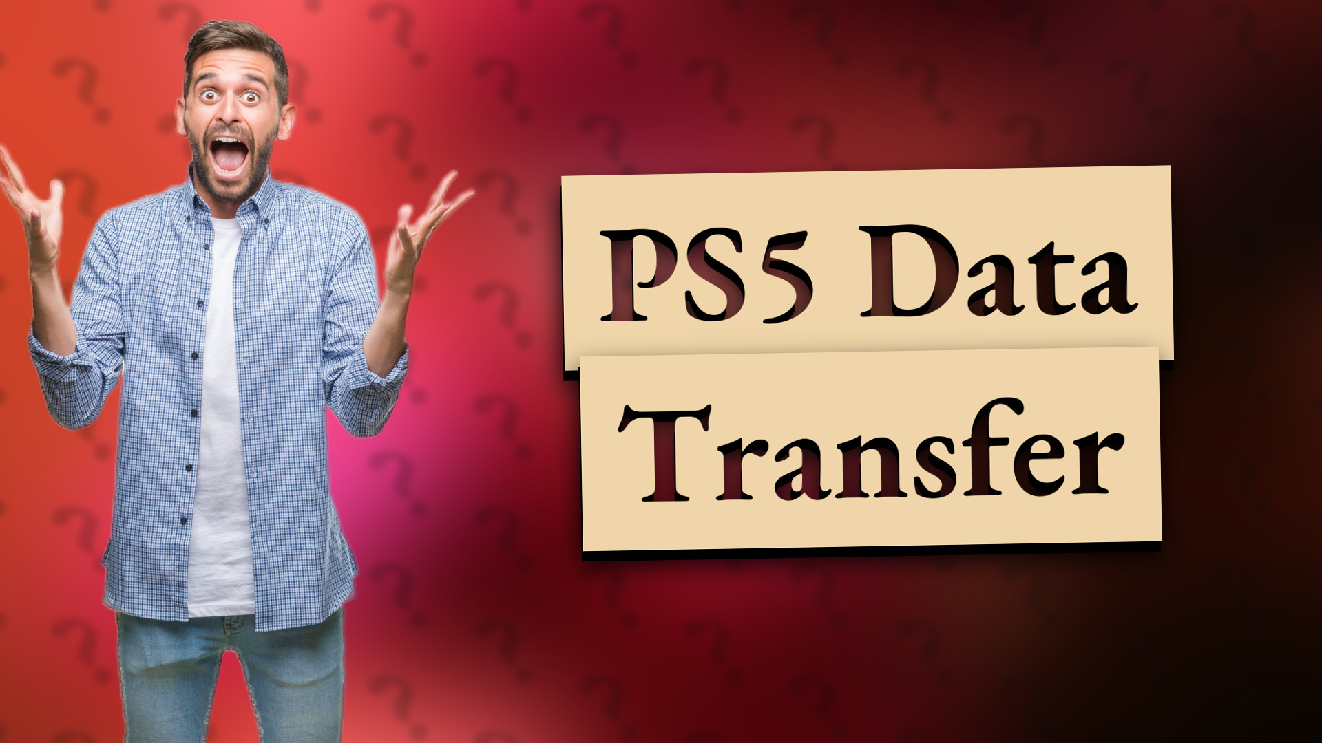 PS5 Data Transfer