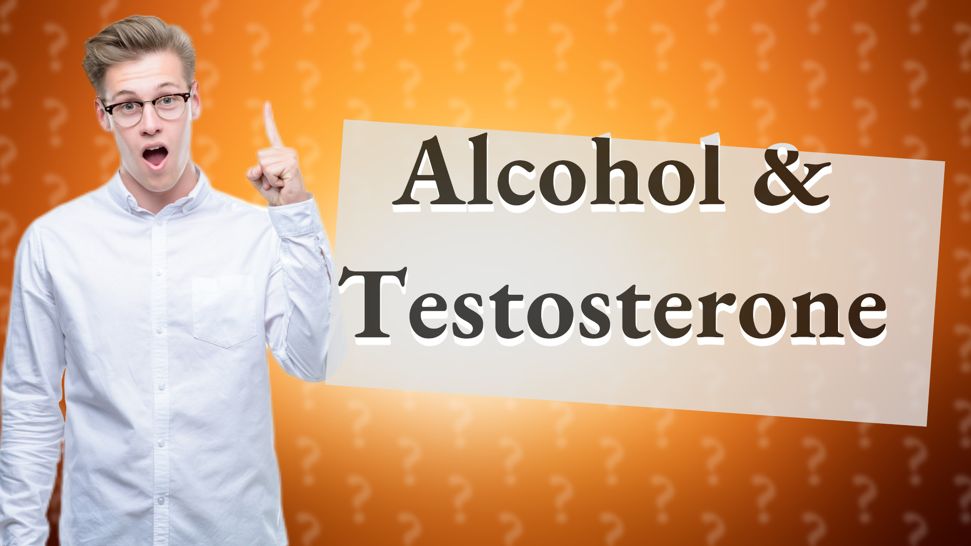 Alcohol & Testosterone