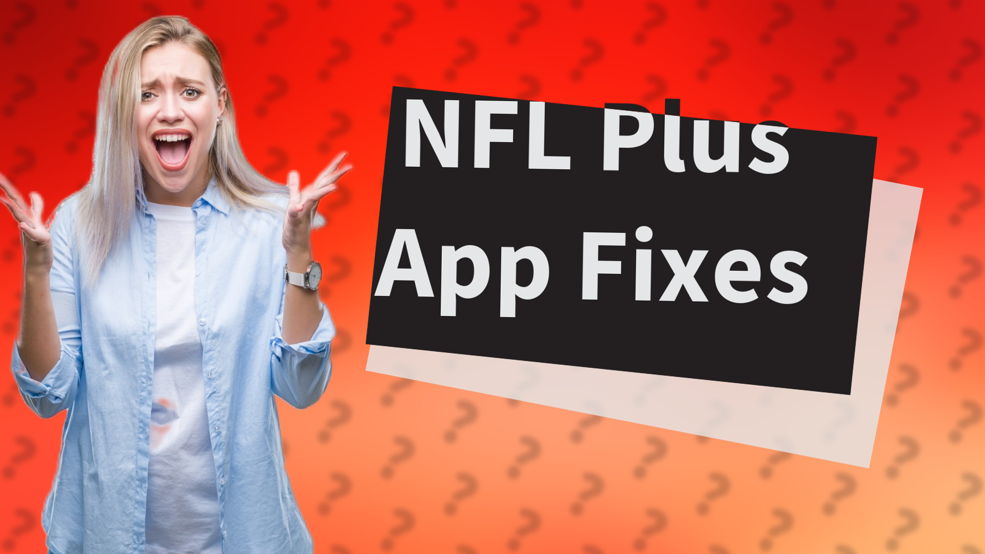 NFL Plus App Fixes