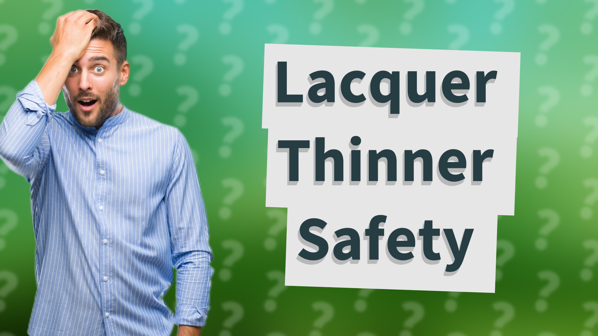 Lacquer Thinner Safety