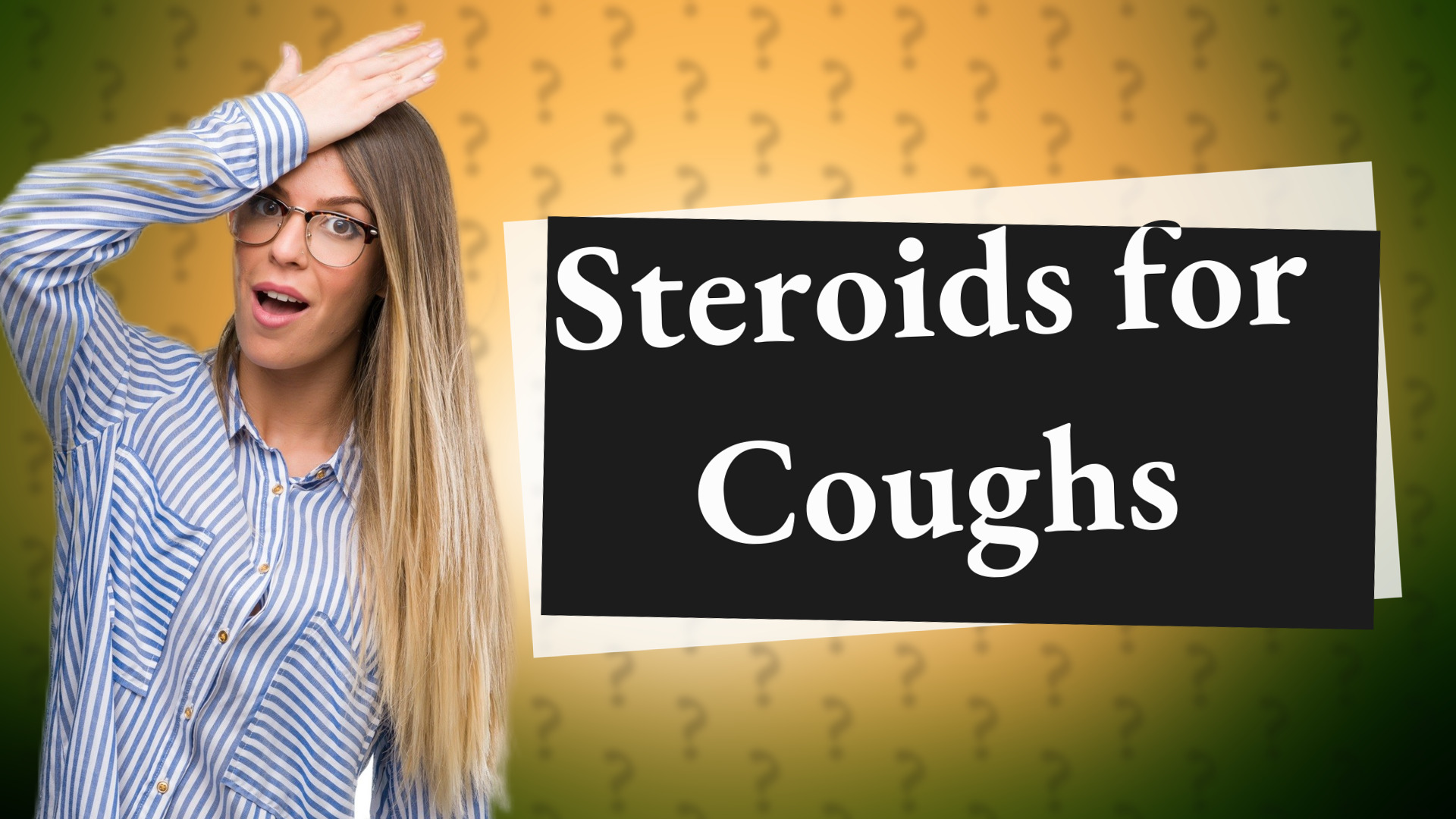 Steroids for Coughs