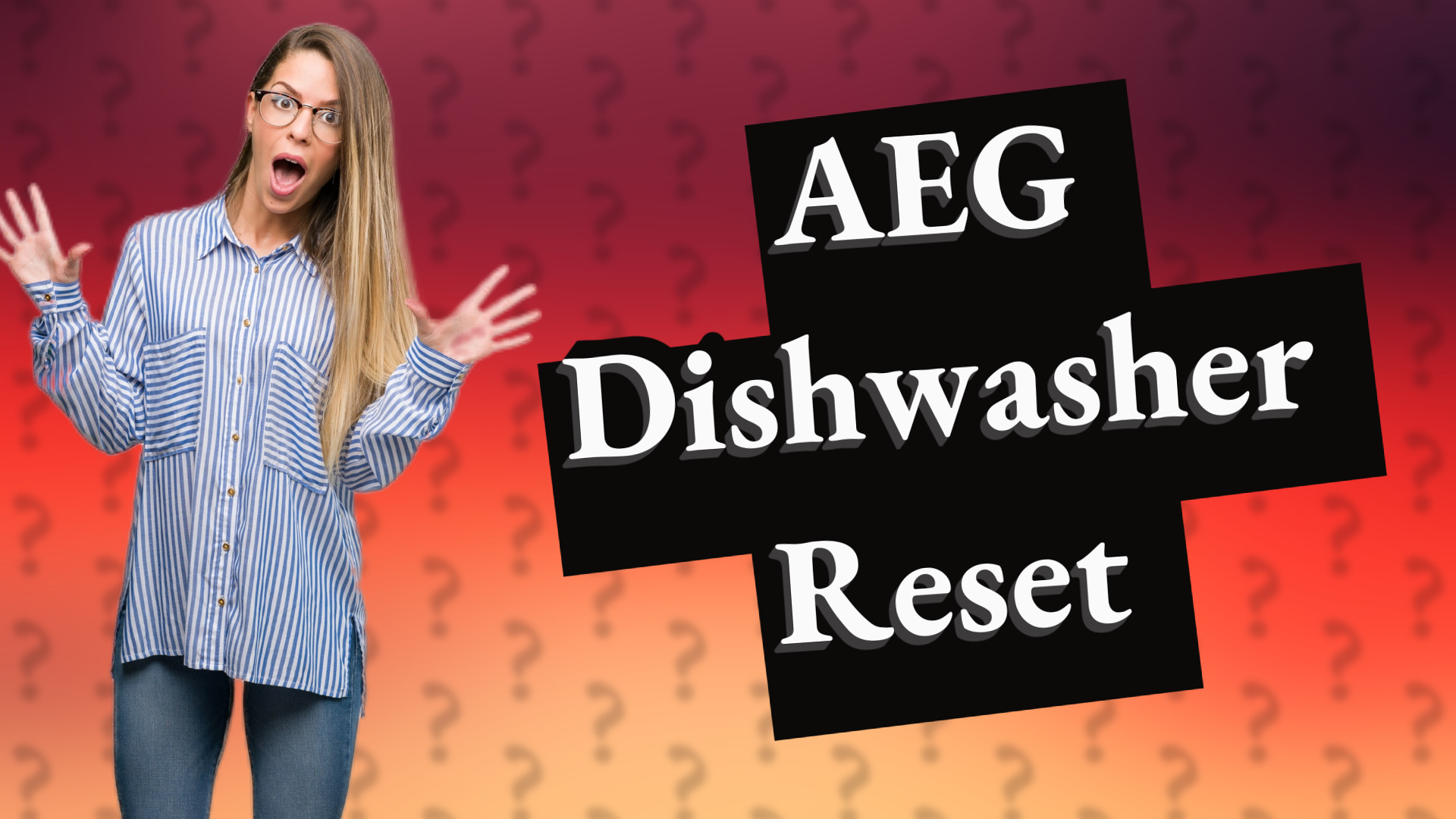 AEG Dishwasher Reset