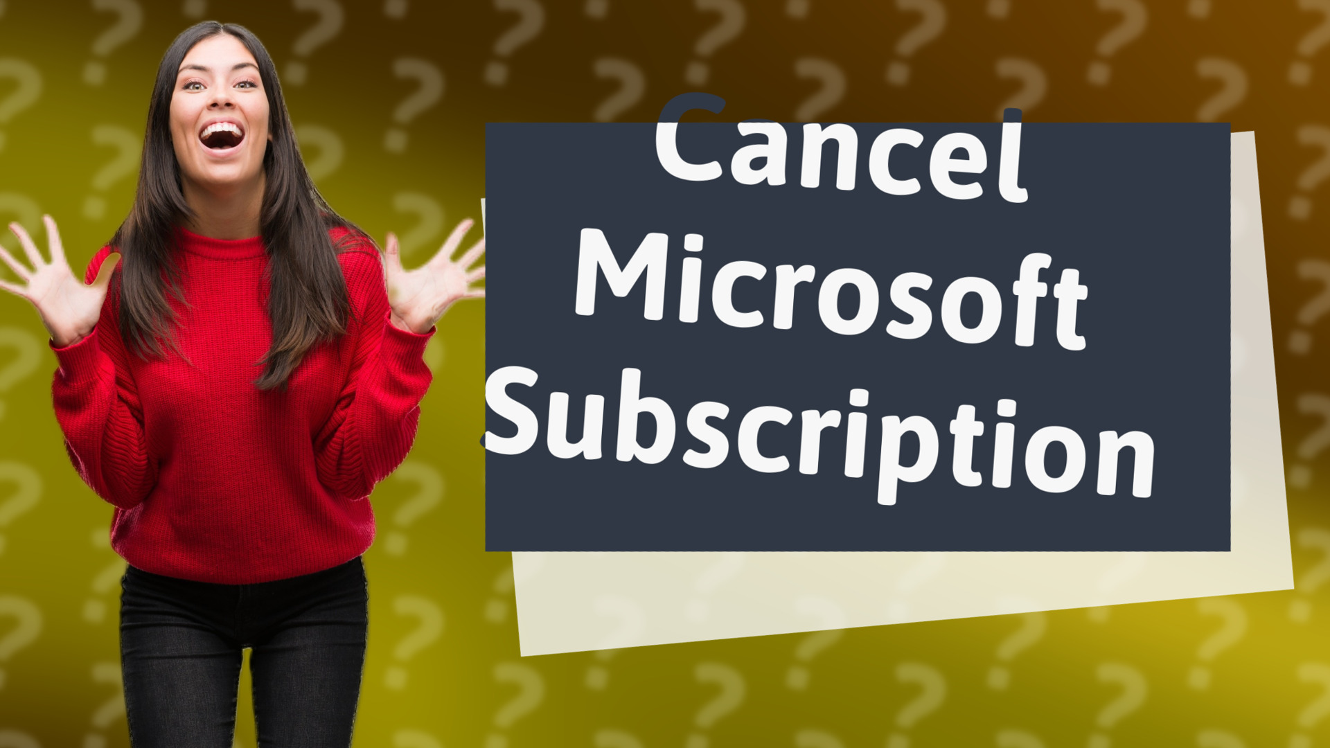 Cancel Microsoft Subscription