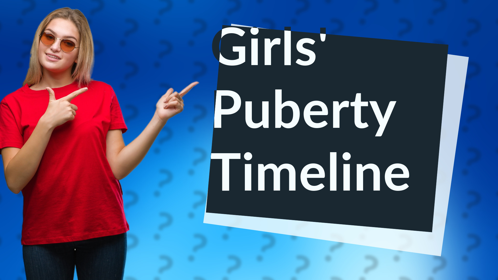 Girls' Puberty Timeline