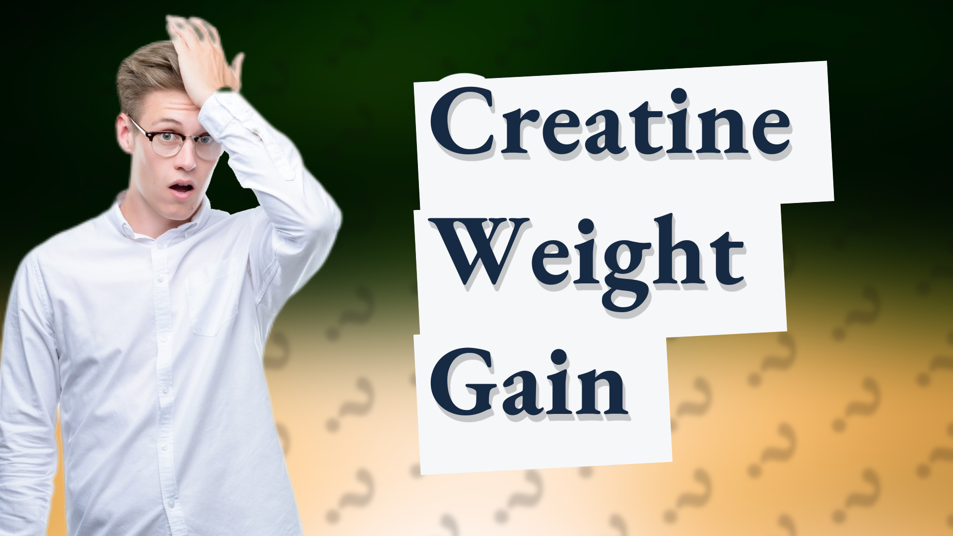 Creatine Weight Gain