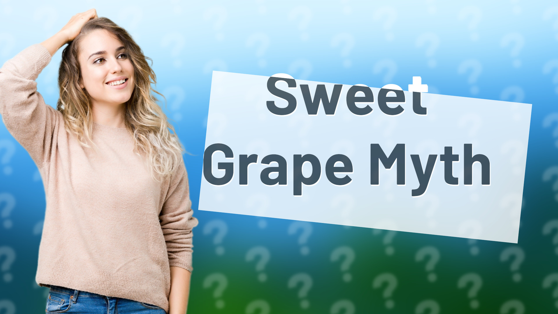 Sweet Grape Myth