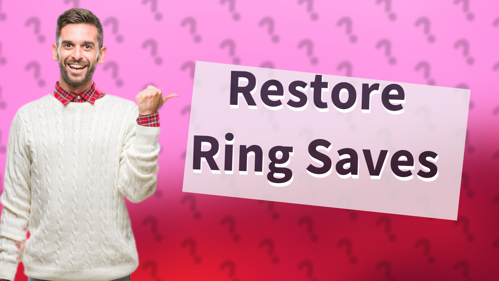 Restore Ring Saves
