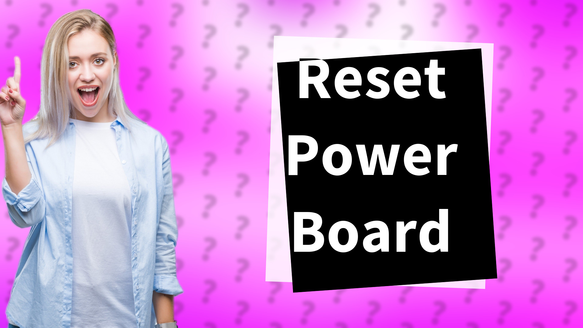 Reset Power Board